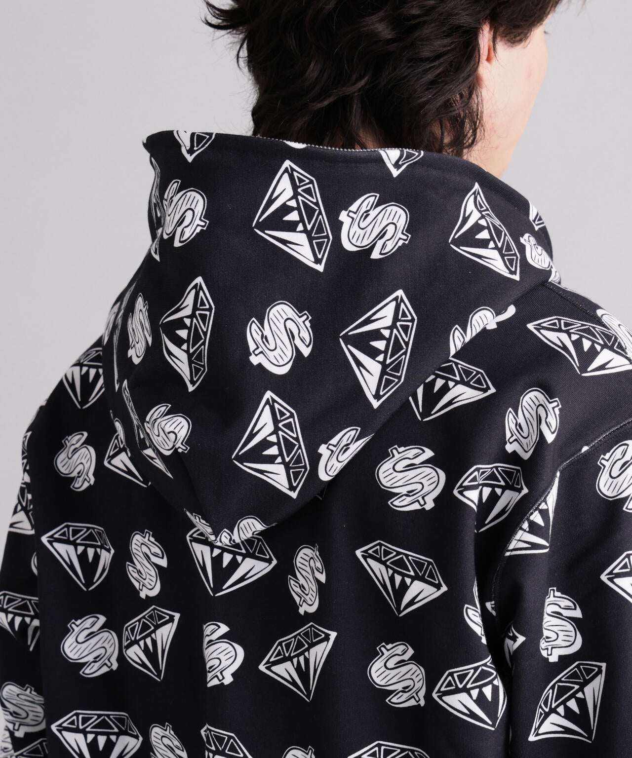 MANASTASHxBILLIONAIRE BOYS CLUB/ビリオネア・ボーイズ・クラブ/EMB LOGO ZIP HOODIE