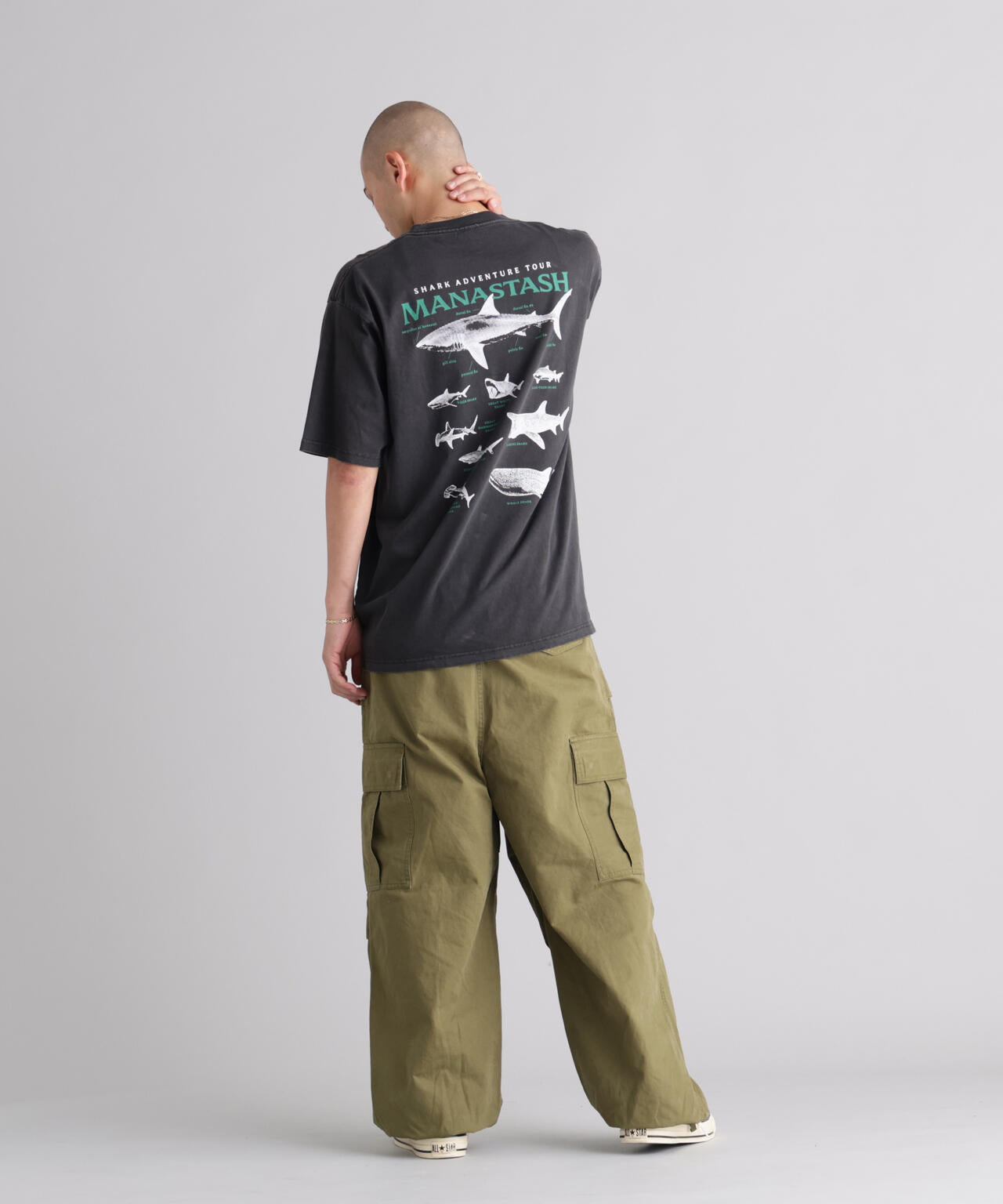 MANASTASH/マナスタッシュ/PUMICE TEE SHARK | MANASTASH（マナ