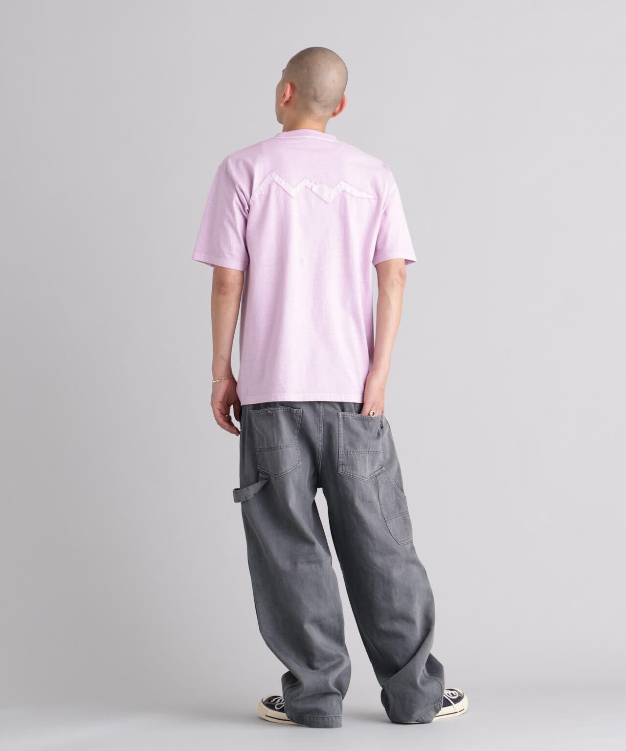 MANASTASH/マナスタッシュ/PUMICE TEE RAW EDGE LOGO
