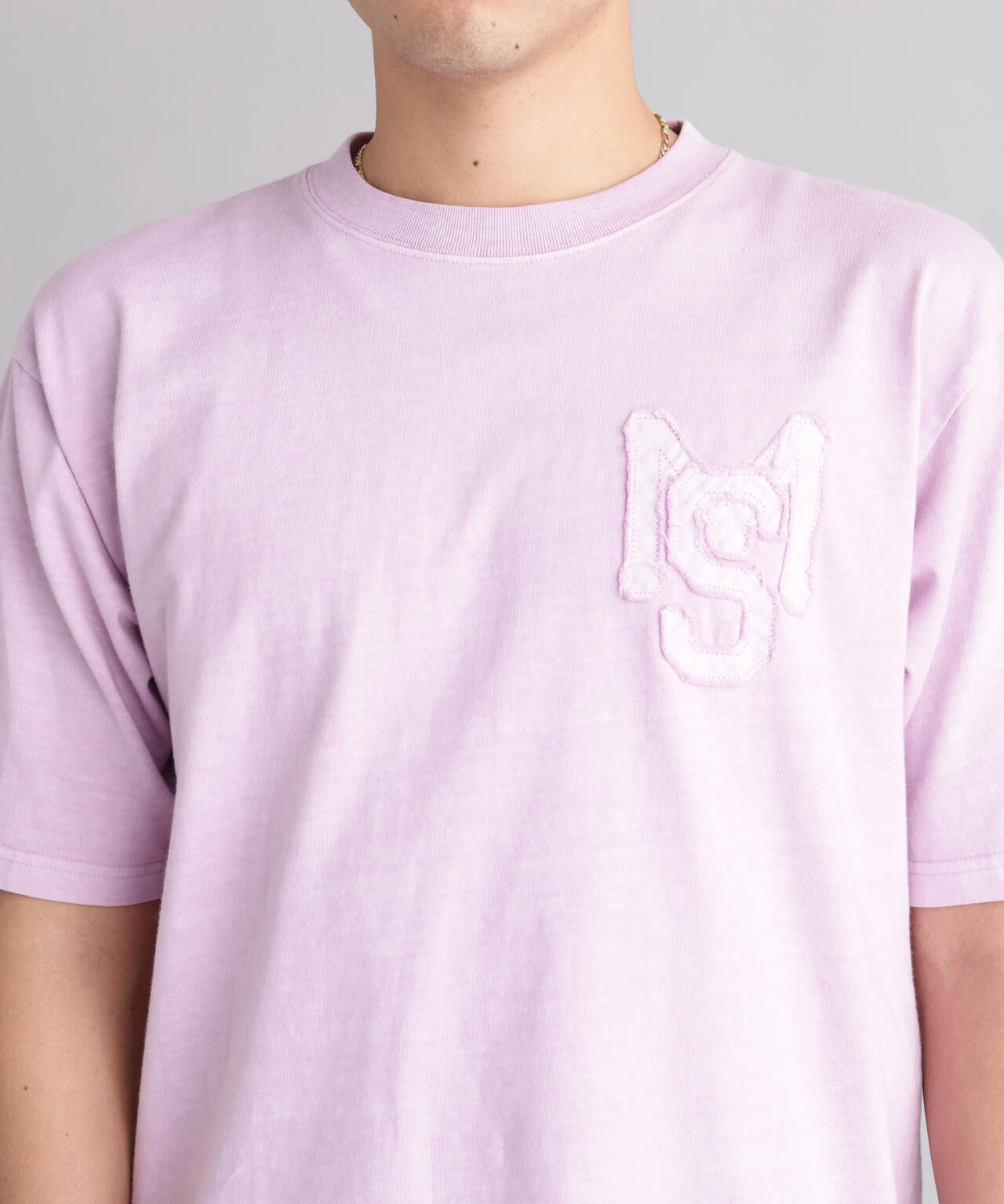 MANASTASH/マナスタッシュ/PUMICE TEE RAW EDGE LOGO