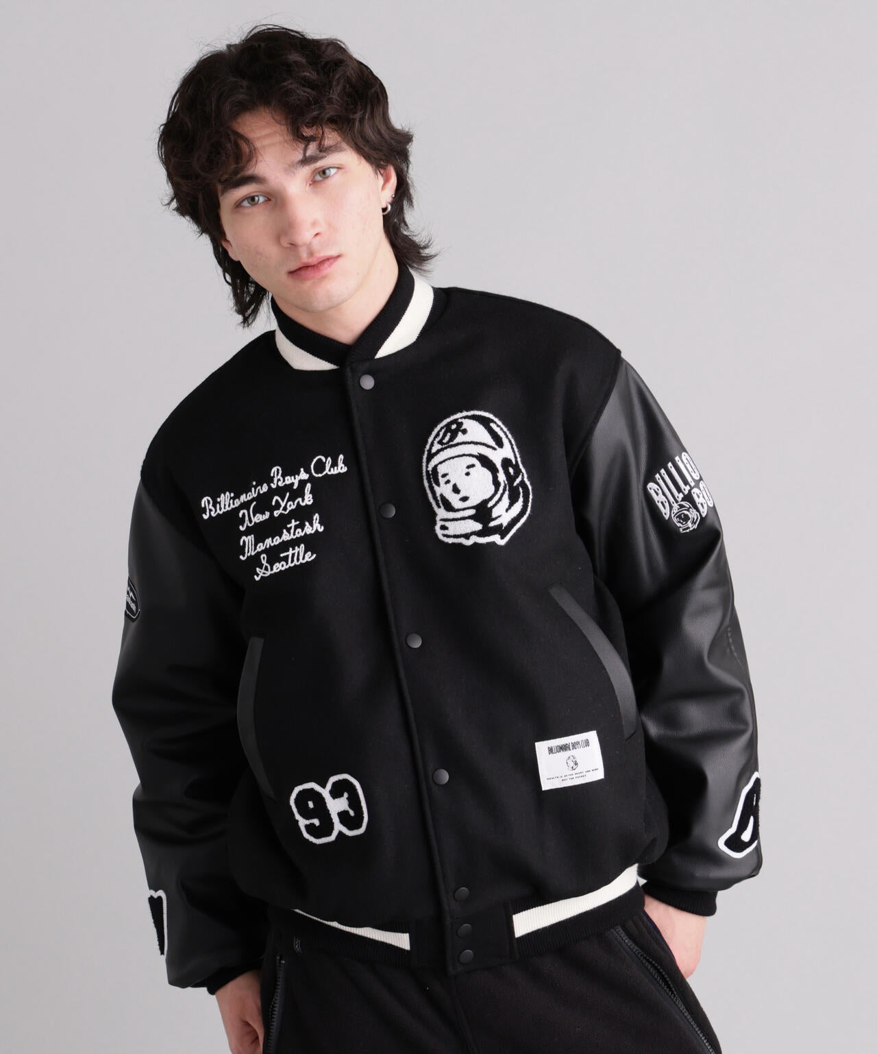 MANASTASHxBILLIONAIRE BOYS CLUB/ビリオネア・ボーイズ・クラブ/BBC MANA VARSITY JACKET