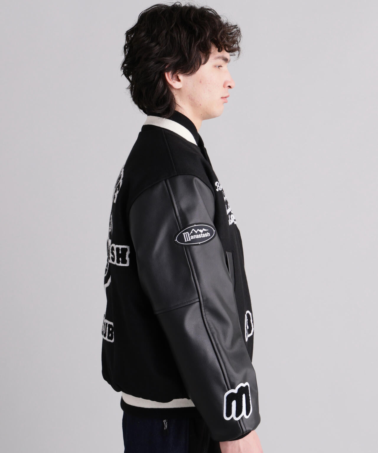 MANASTASHxBILLIONAIRE BOYS CLUB/ビリオネア・ボーイズ・クラブ/BBC MANA VARSITY JACKET