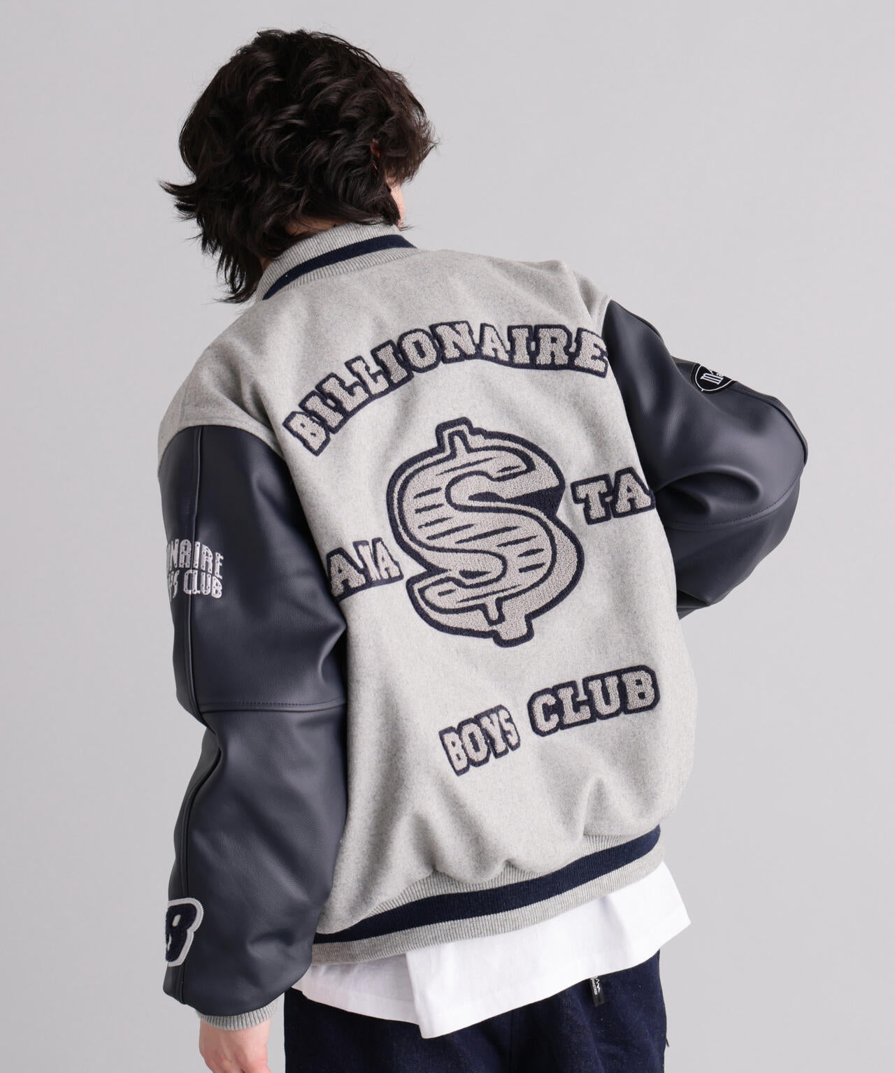 MANASTASHxBILLIONAIRE BOYS CLUB/ビリオネア・ボーイズ・クラブ/BBC MANA VARSITY JACKET