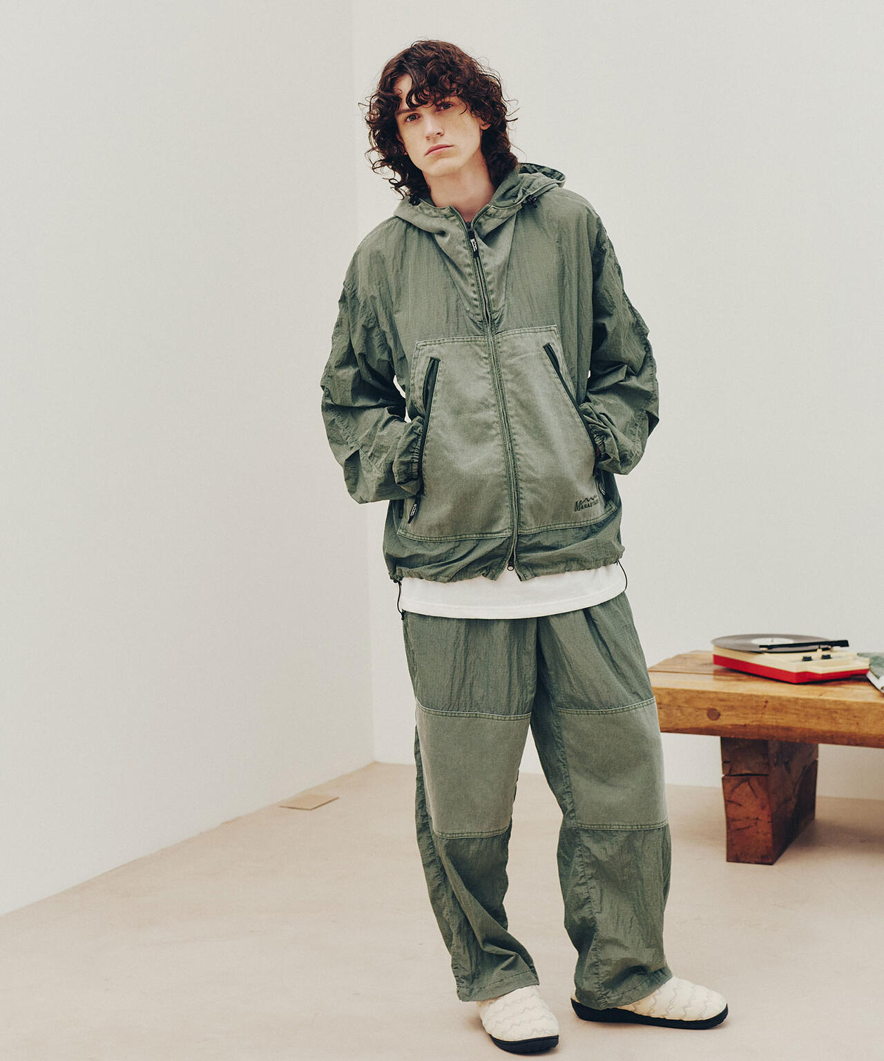 MANASTASH/マナスタッシュ/PANEL WINDBREAKER/パネルウィンド