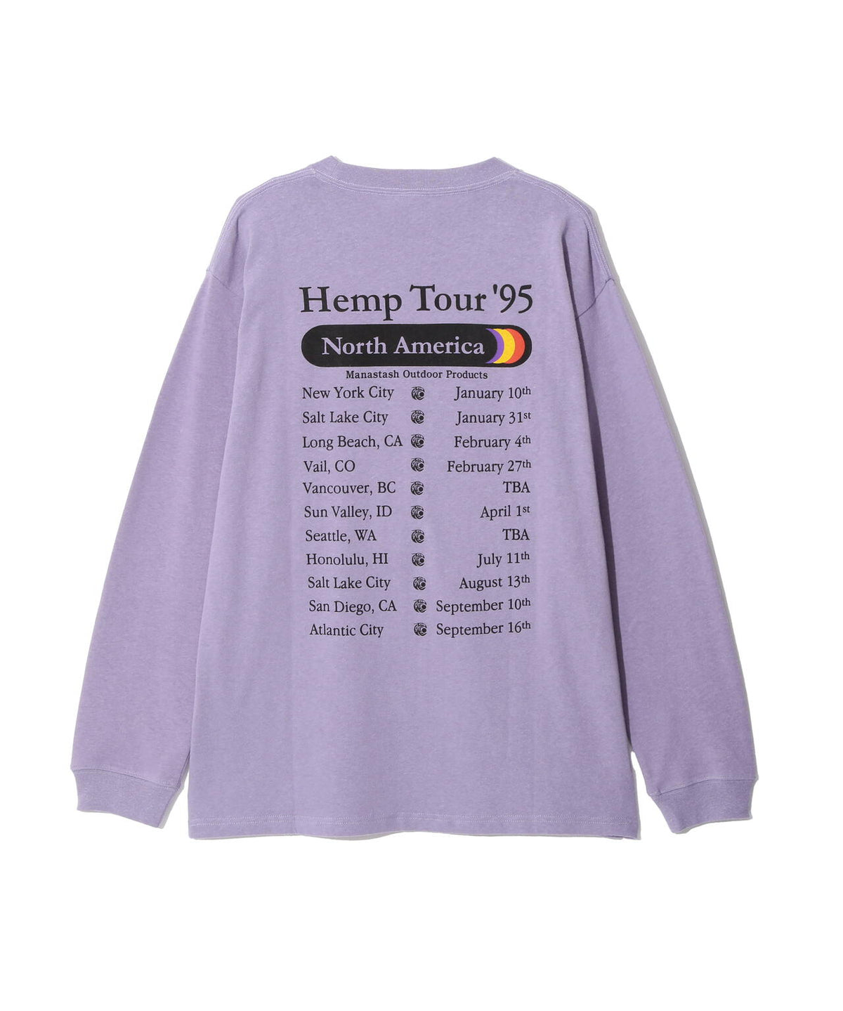 MANASTASH/マナスタッシュ/HEMP TOUR L/S TEE | MANASTASH（マナ 