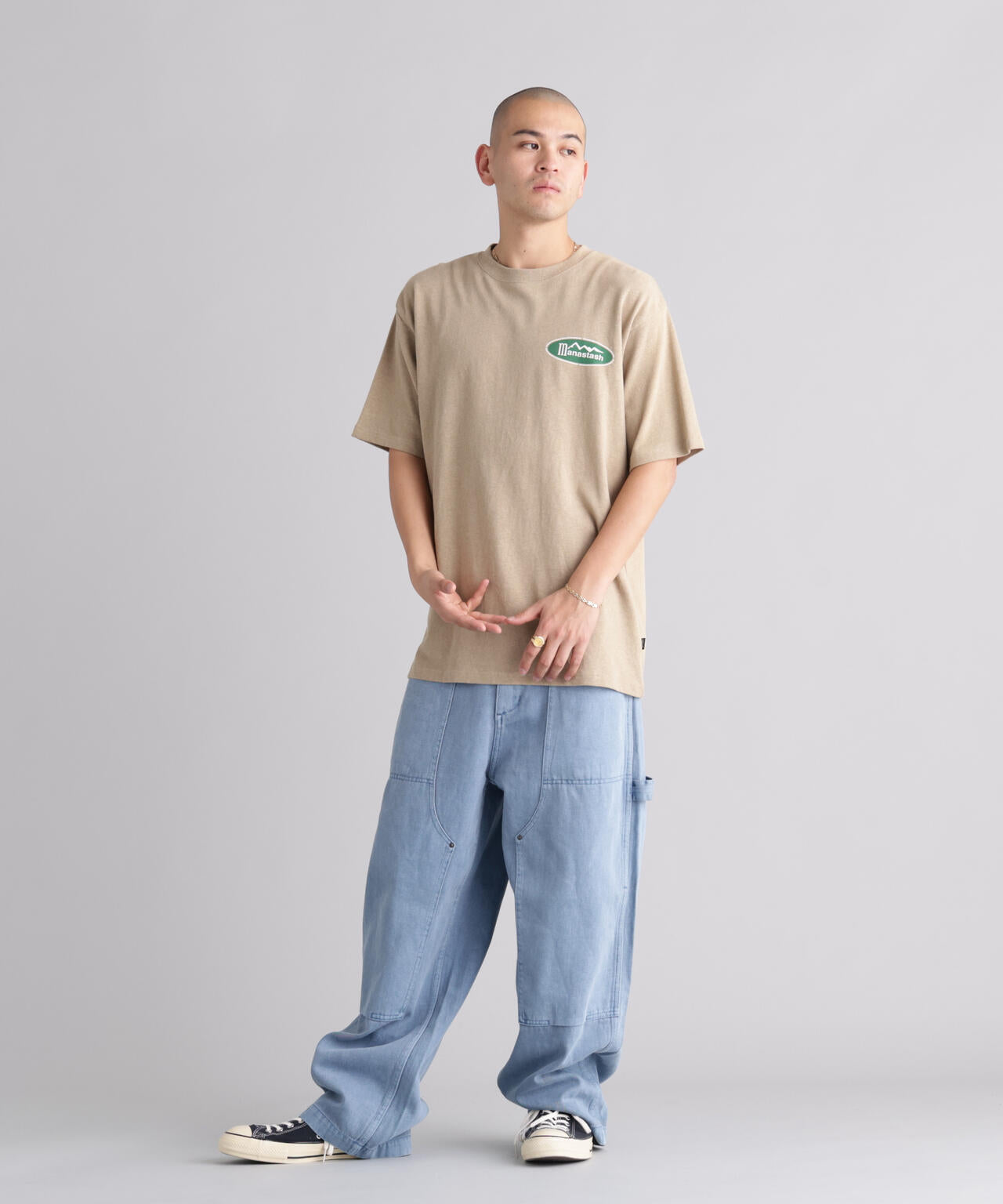 MANASTASH/マナスタッシュ/HEMP CLASSIC TEE ORIGINAL LOGO