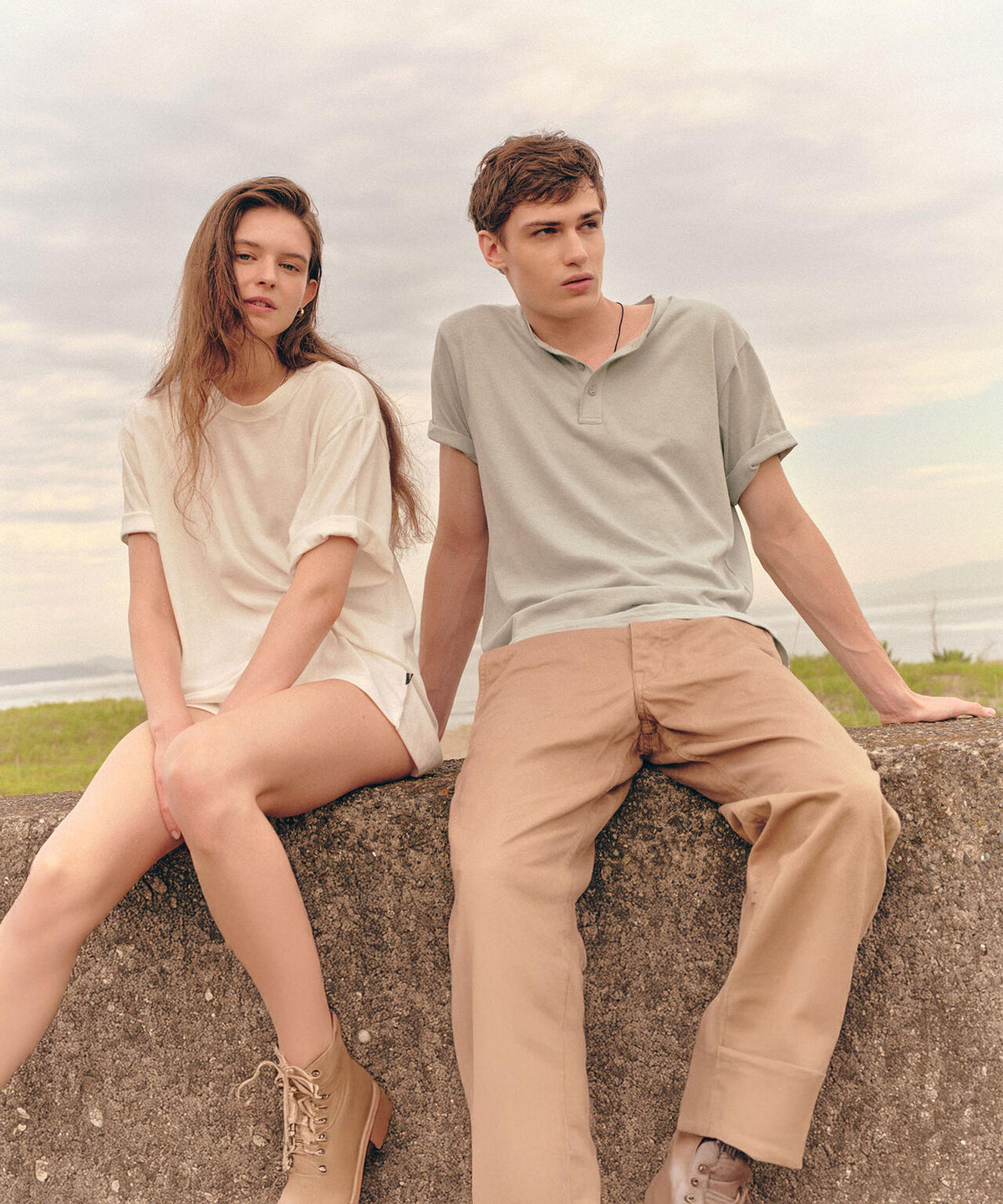 HEMP＠by manastash/HEMP DAYS S/S TEE HENLEY