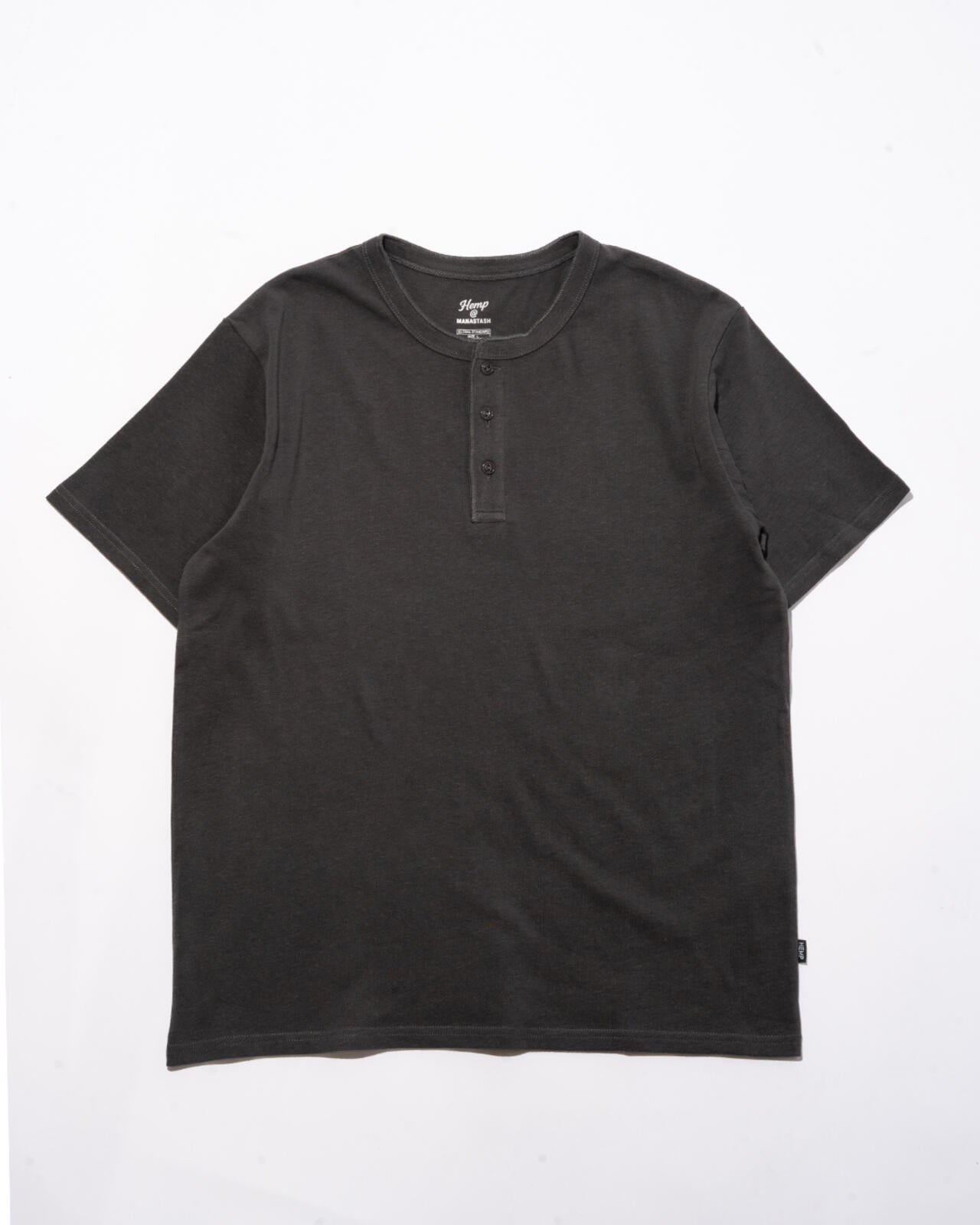 HEMP＠by manastash/HEMP DAYS S/S TEE HENLEY