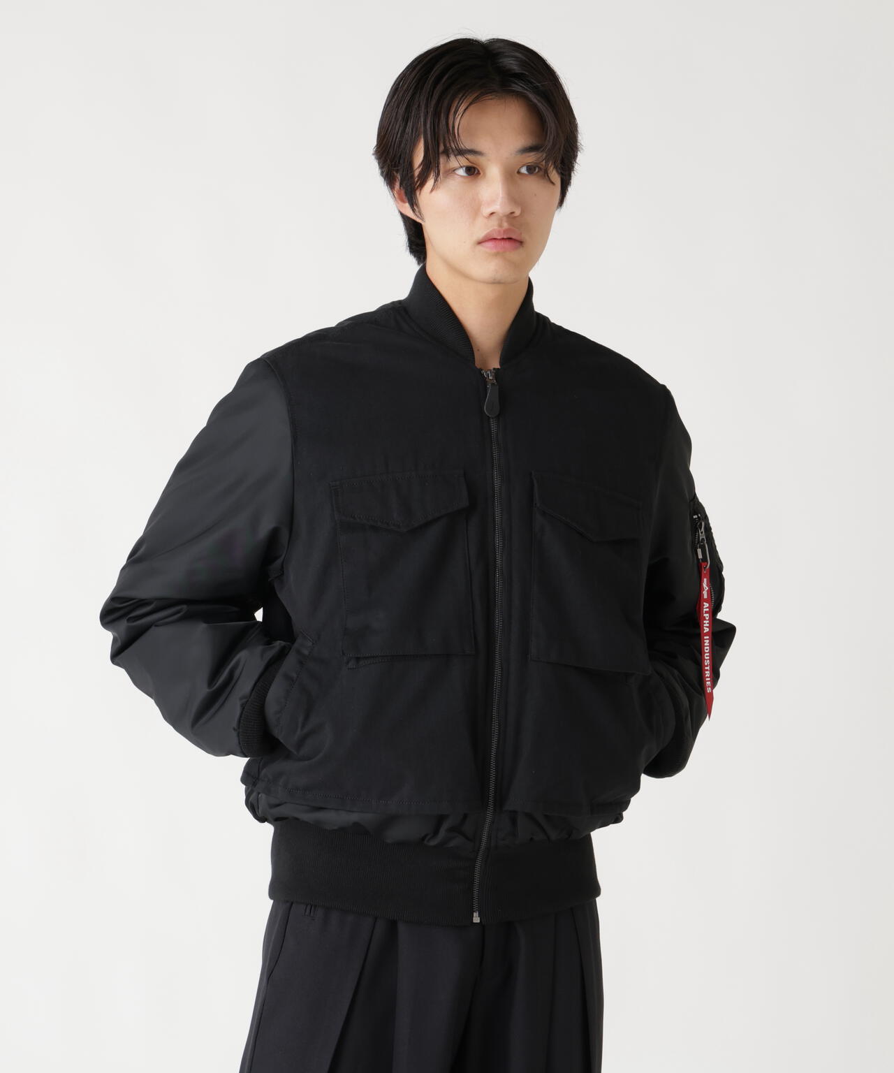 MA-1 MIXED COTTON FLIGHT JACKET | Alpha Industries（アルファ