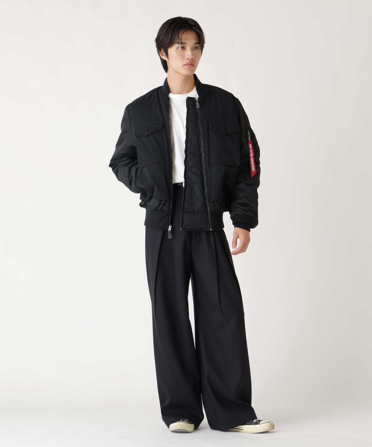 MA-1 MIXED COTTON FLIGHT JACKET | Alpha Industries（アルファ