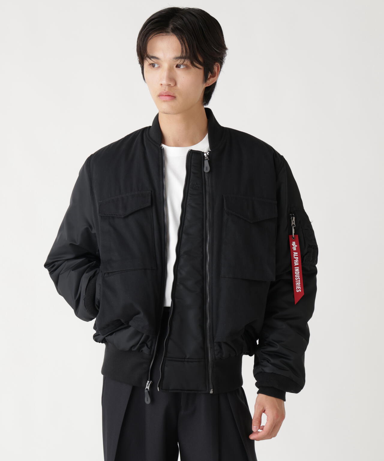 MA-1 MIXED COTTON FLIGHT JACKET | Alpha Industries（アルファ