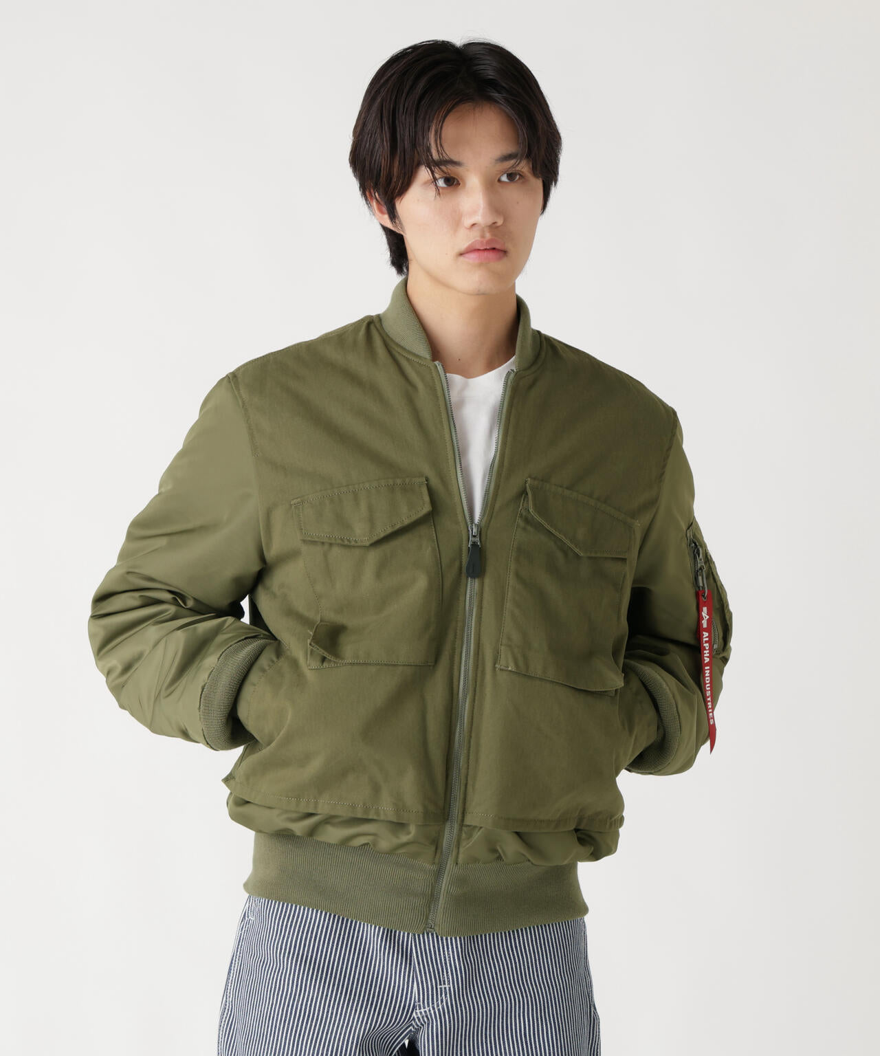 MA-1 MIXED COTTON FLIGHT JACKET