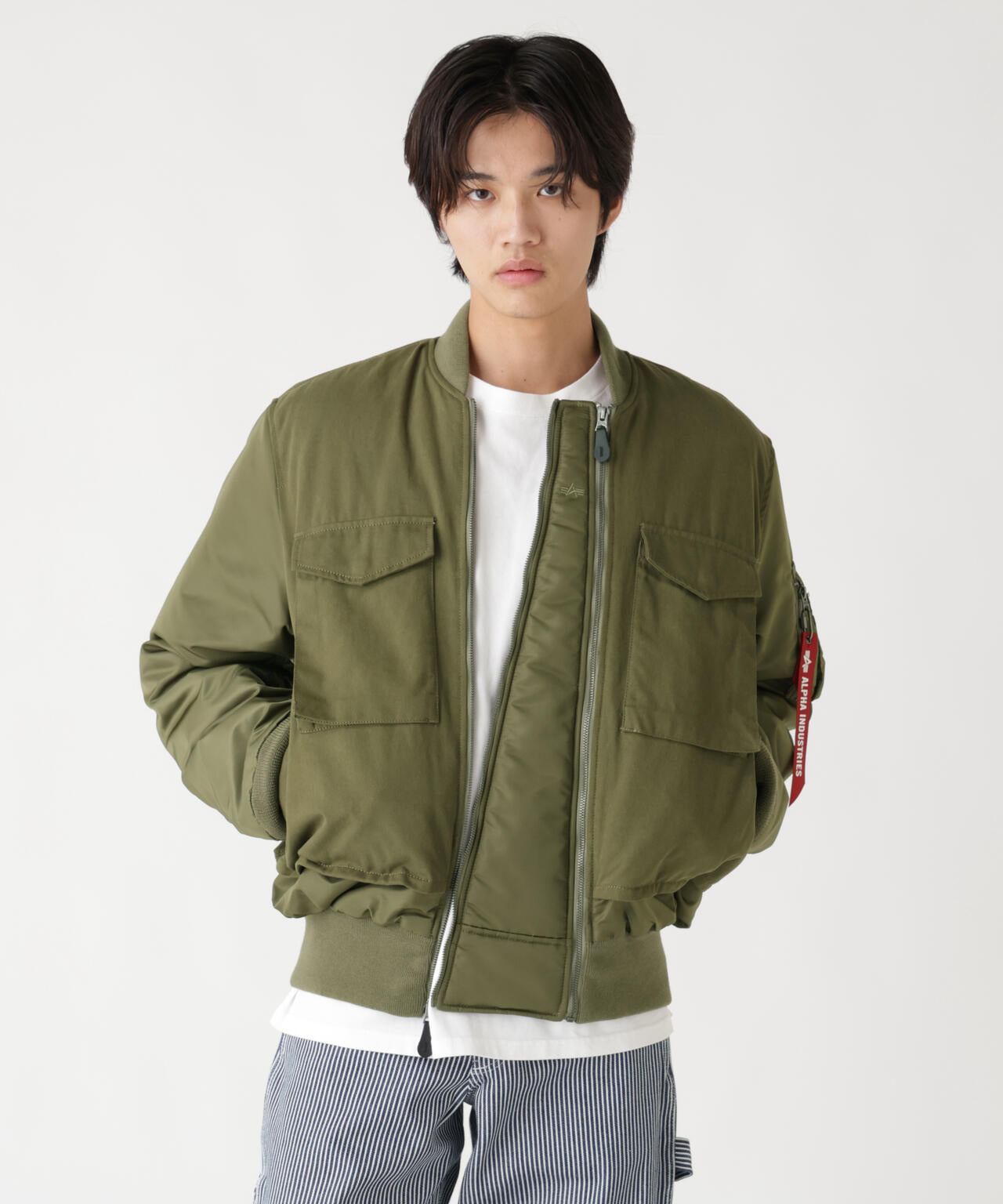 MA-1 MIXED COTTON FLIGHT JACKET