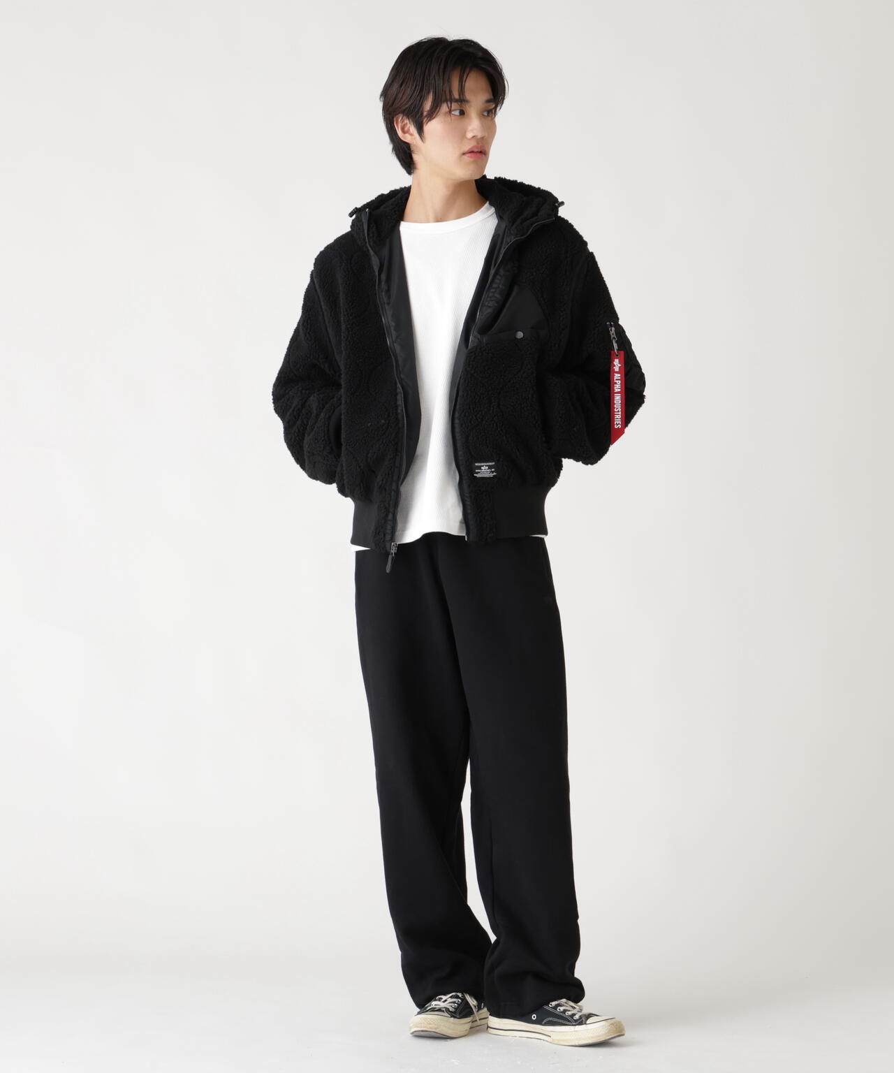 SHERPA ONION QUILTING FLIGHT JACKET | Alpha Industries（アルファ