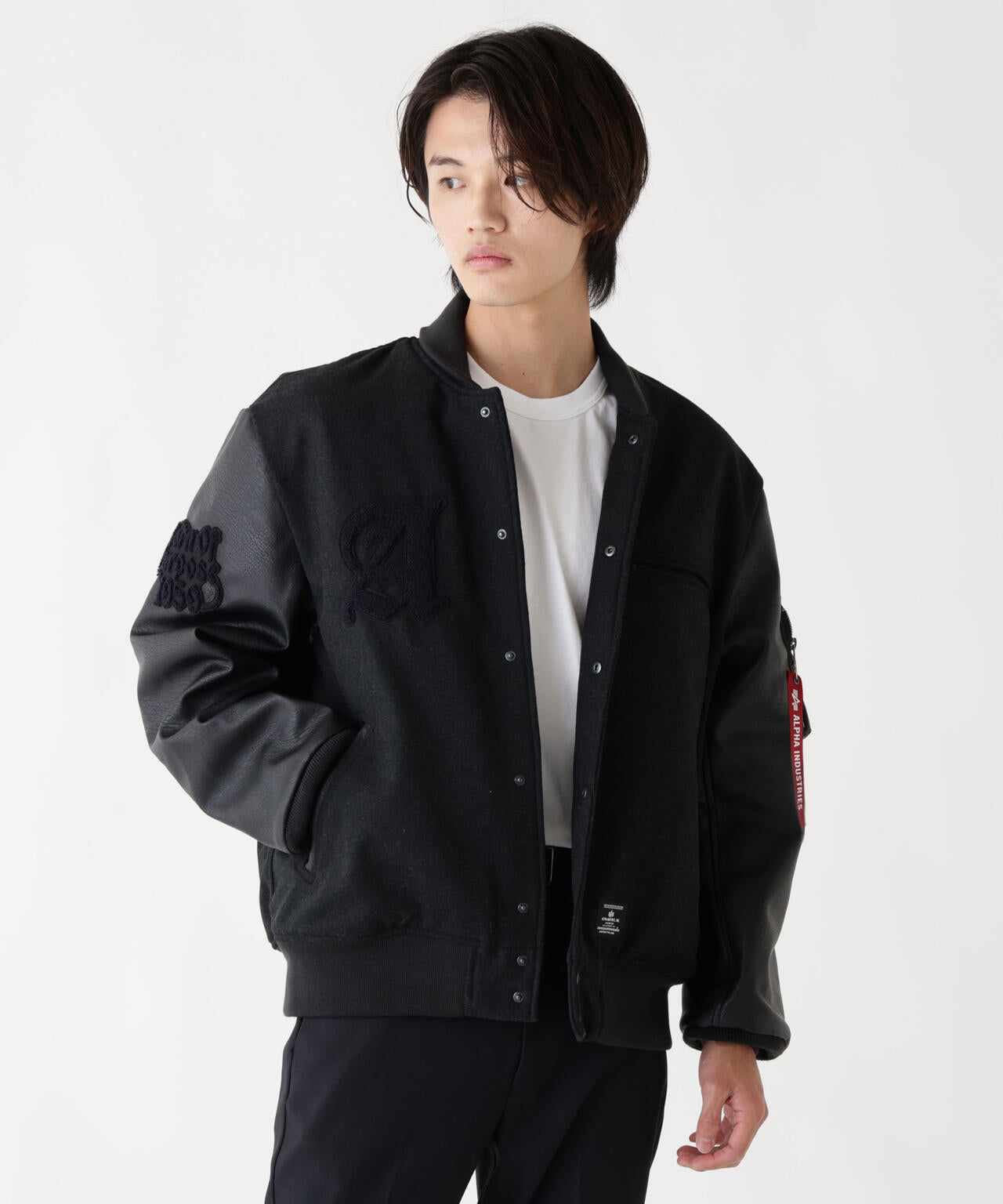 ALPHA LETTERMAN JACKET | Alpha Industries（アルファ