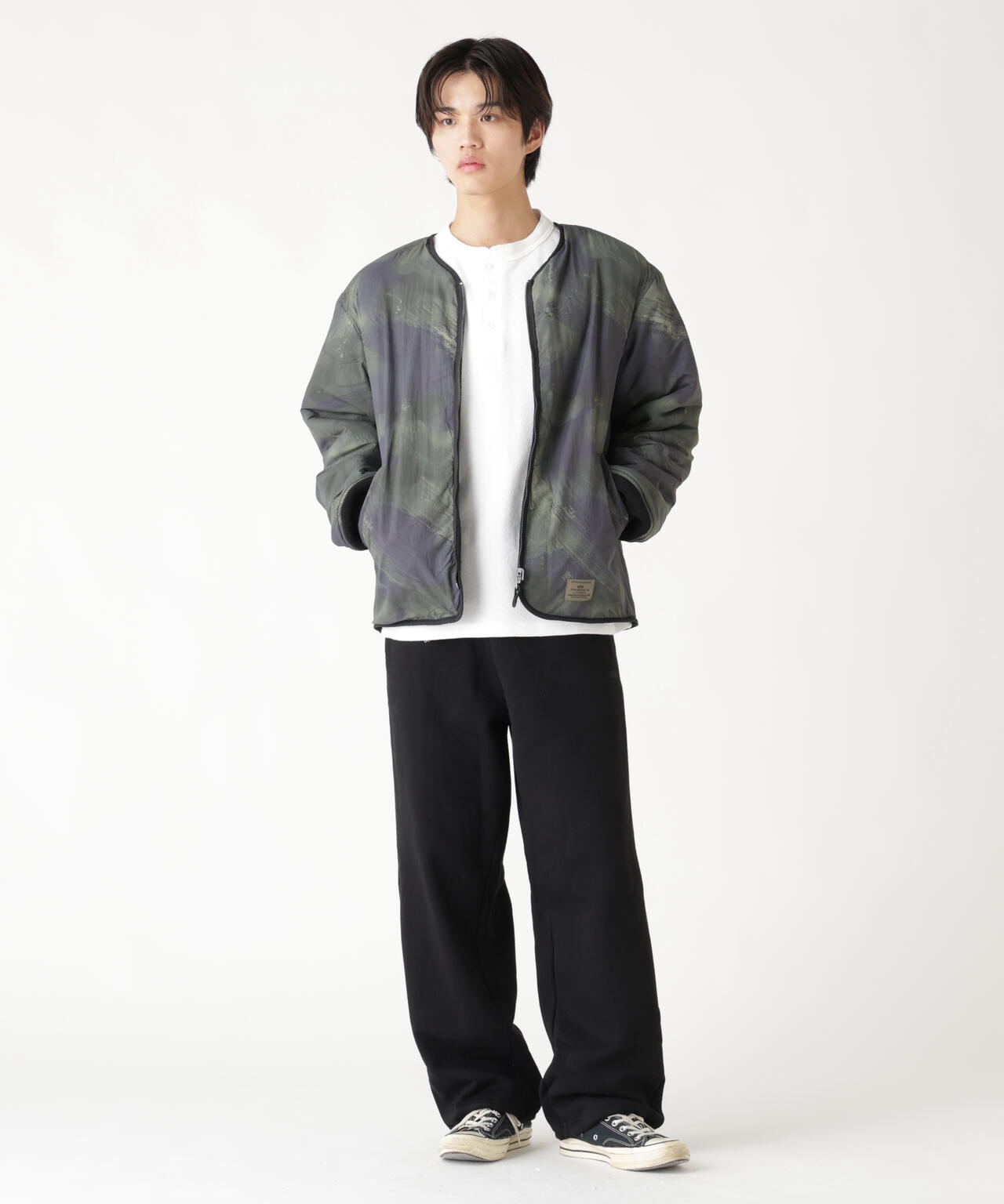 REVERSIBLE M-65 QUILTED LINER | Alpha Industries（アルファ