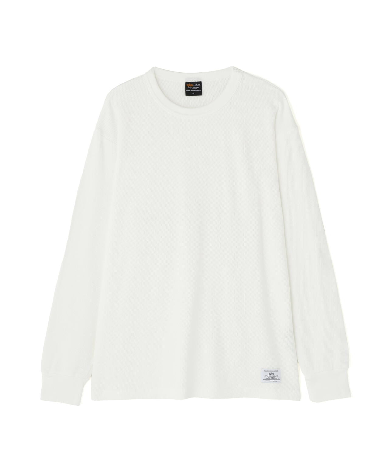HONEYCOMB WAFFLE LS T-SHIRT / ハニカム ワッフル ロング ティー