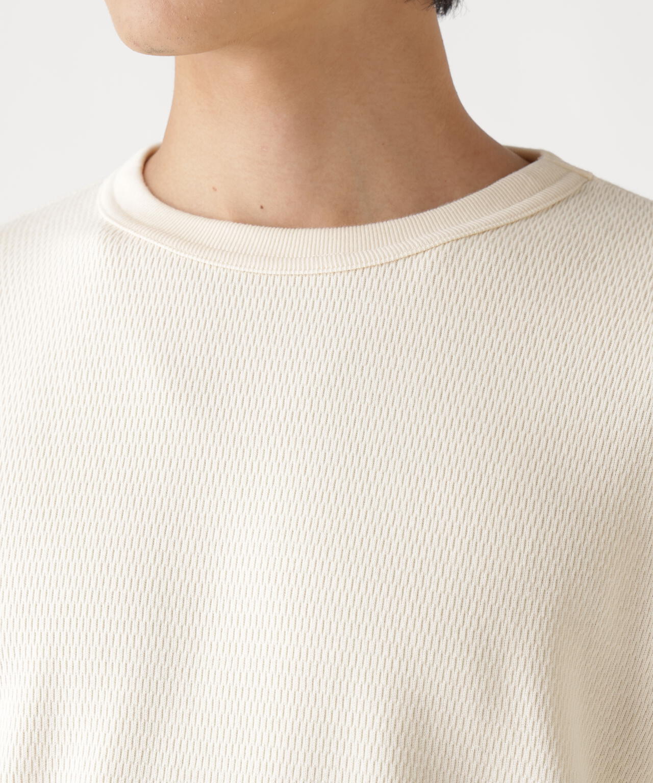 HONEYCOMB WAFFLE LS T-SHIRT