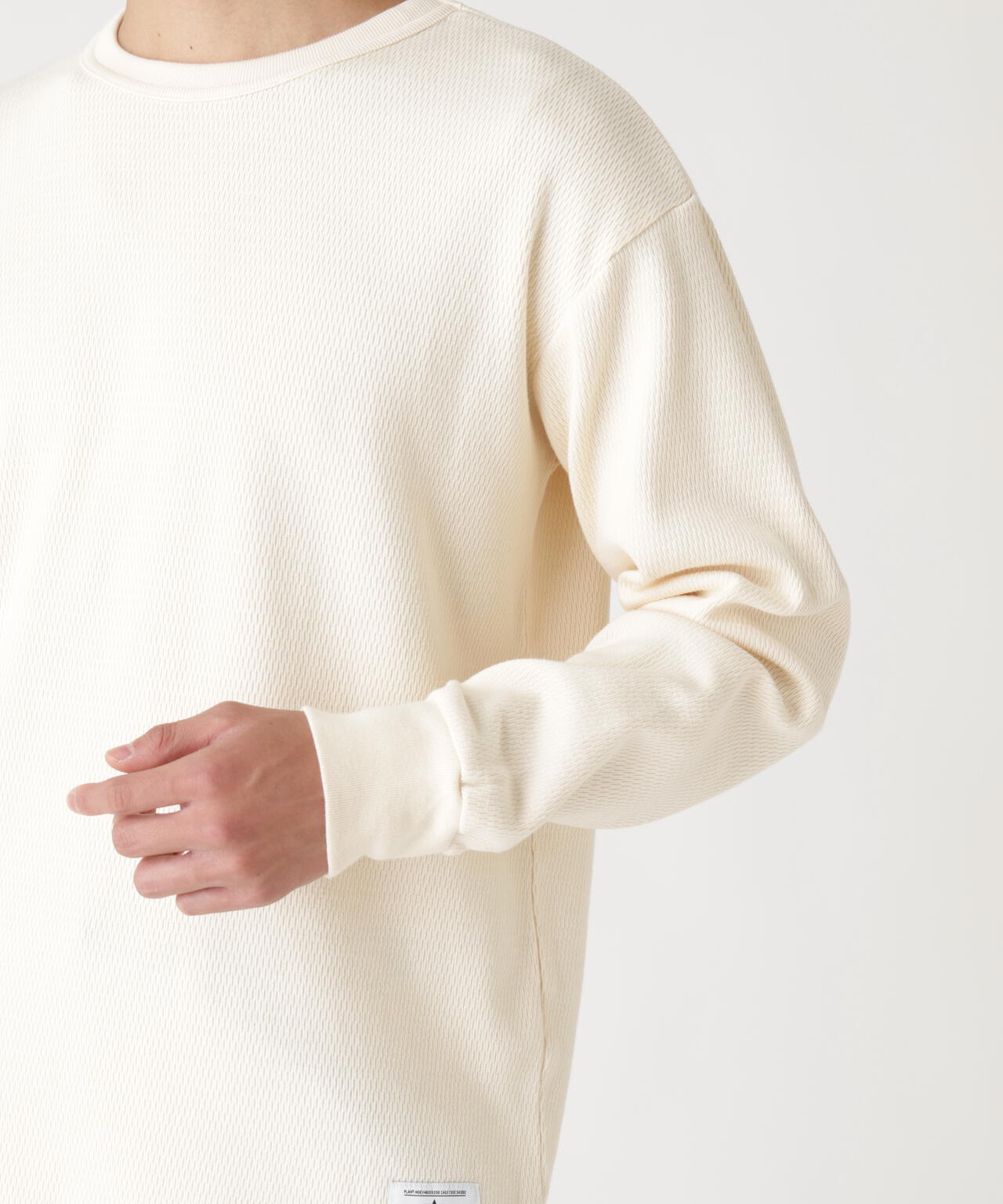 HONEYCOMB WAFFLE LS T-SHIRT