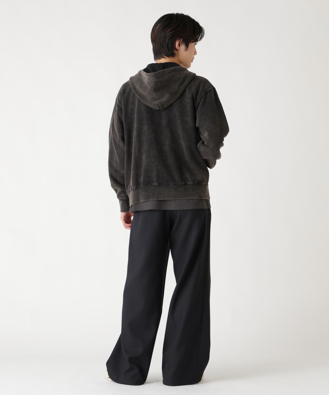 SNOW WASH ZIP HOODIE