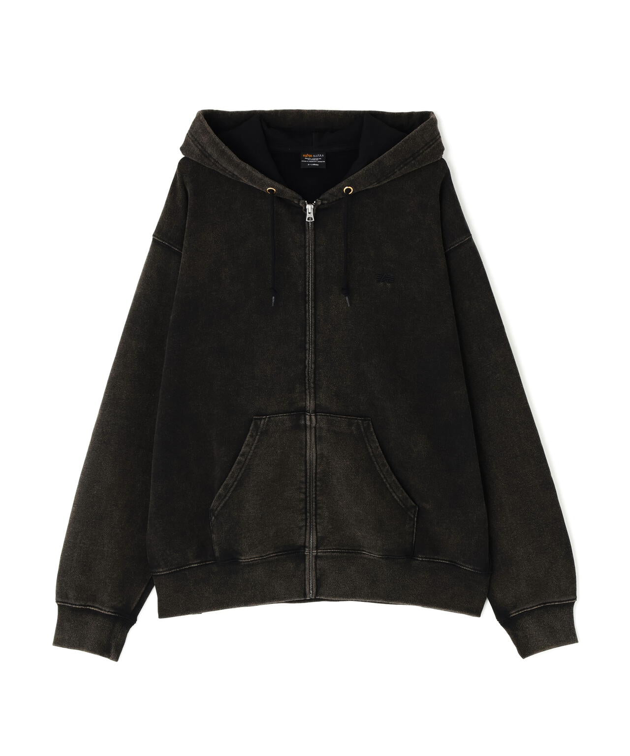 SNOW WASH ZIP HOODIE | Alpha Industries（アルファ インダストリーズ