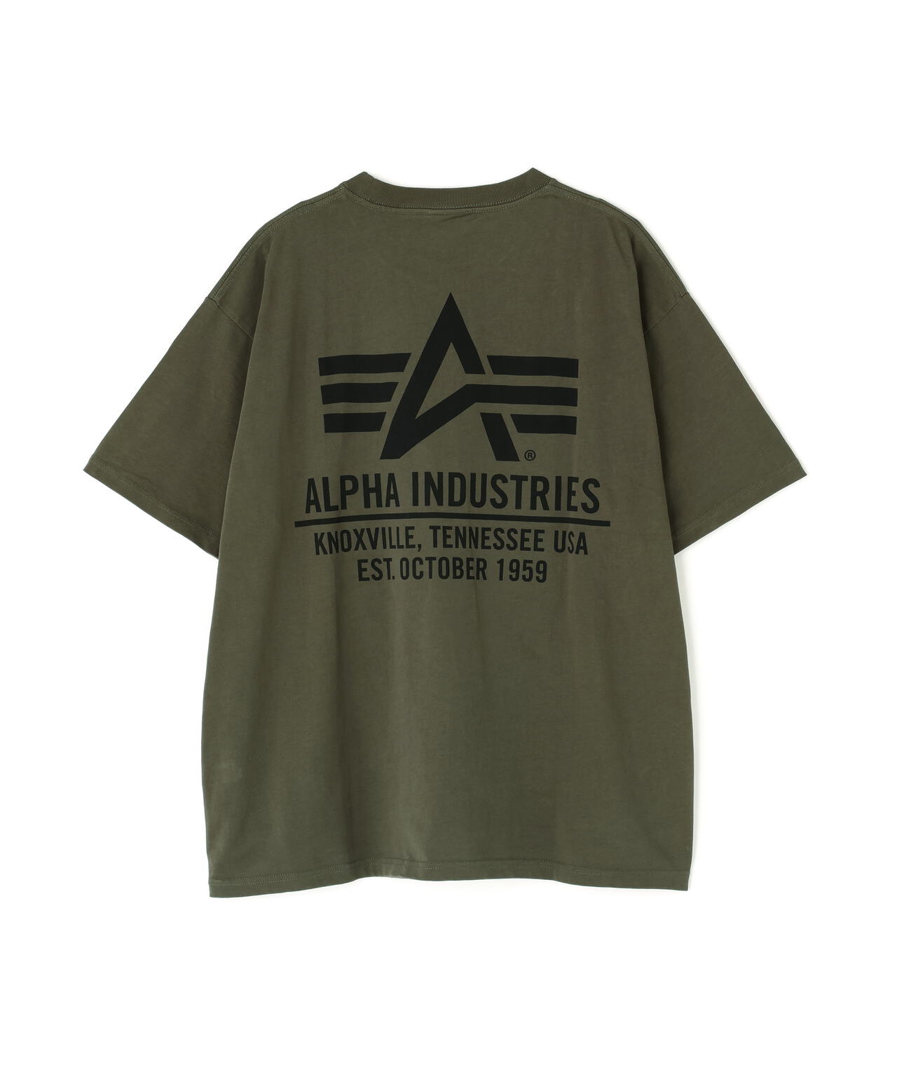 ALPHA RED RIBBON T-SHIRT / アルファ レッド リボン ティーシャツ