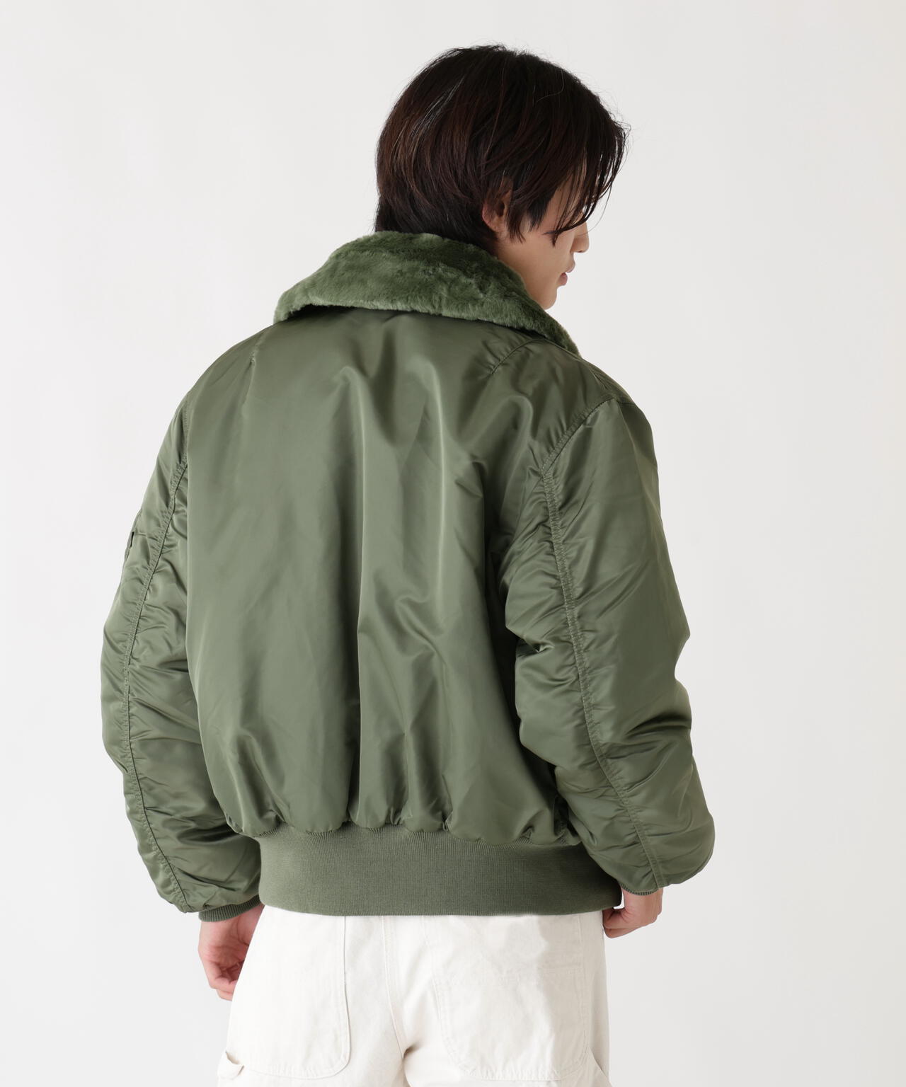 アルファインダストリー ALPHA B-15 フライトジャケット ボア ALPHA B-15 FLIGHT JACKET ｜アルファ インダストリーズ