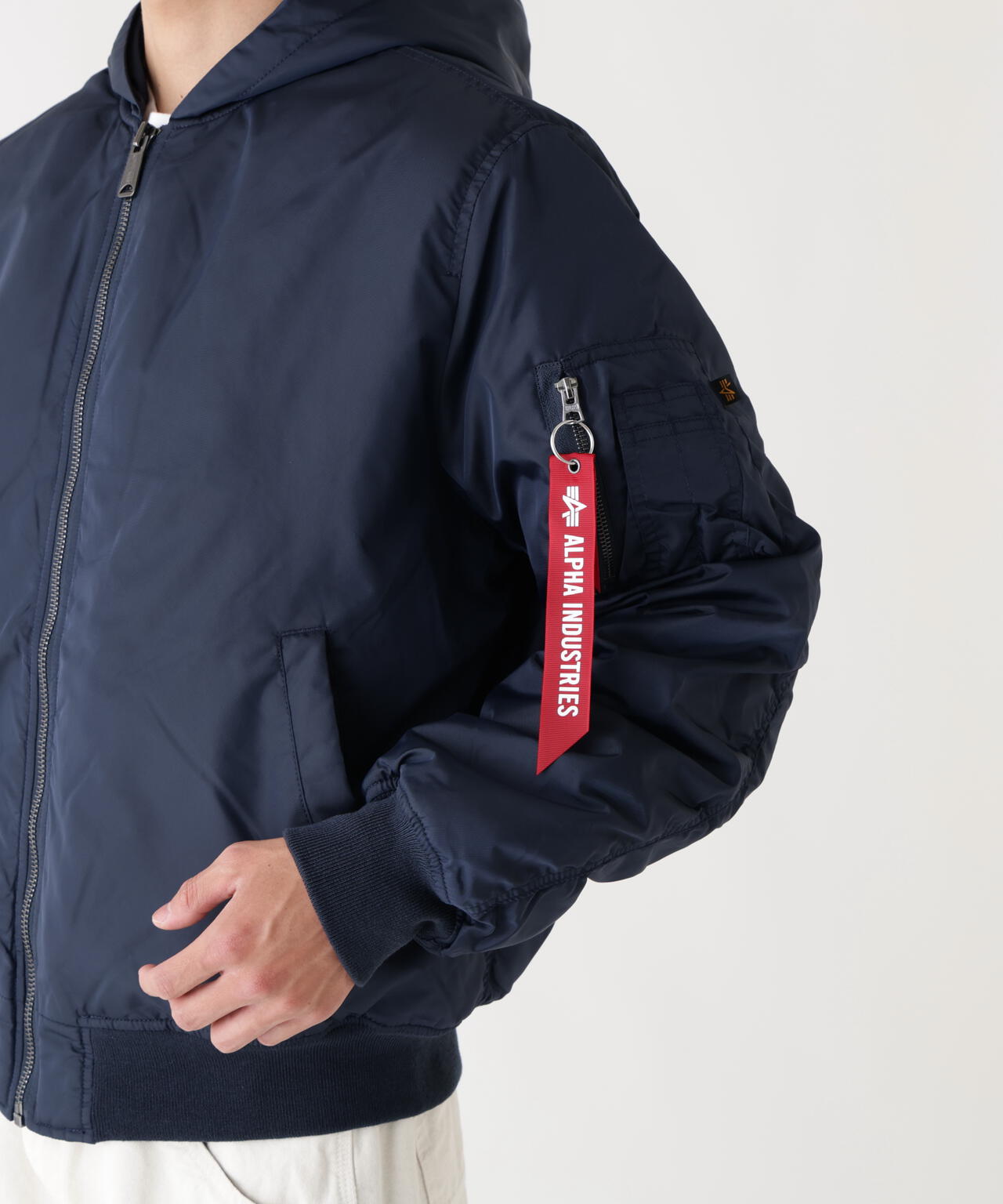 MA-1 HOODED OXFORD FLIGHT JACKET