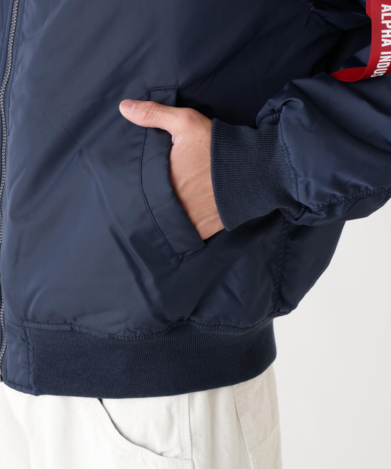 MA-1 HOODED OXFORD FLIGHT JACKET