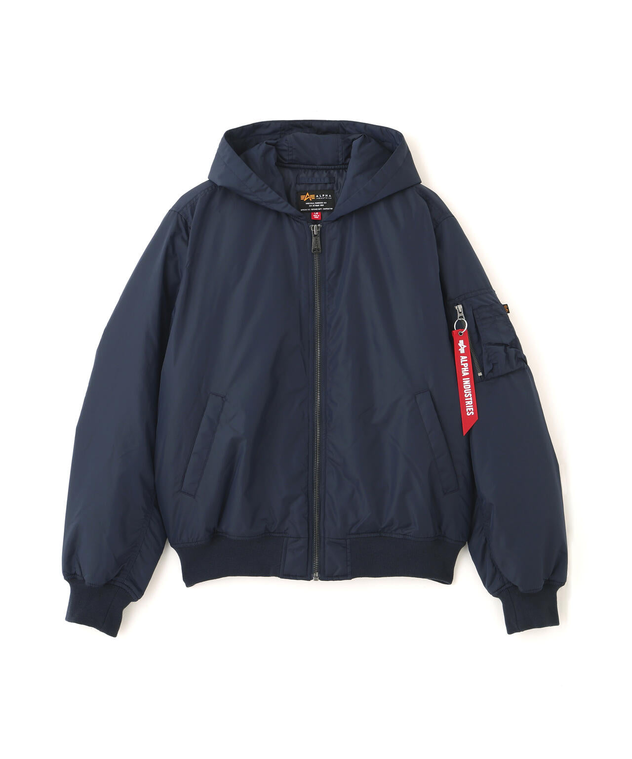 MA-1 HOODED OXFORD FLIGHT JACKET | Alpha Industries（アルファ