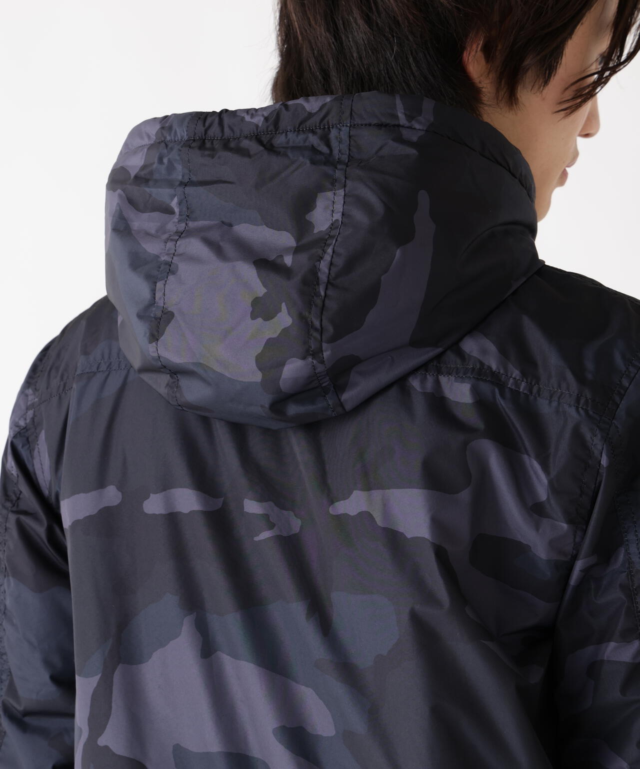 HOODED RIB FLIGHT JACKET | Alpha Industries（アルファ