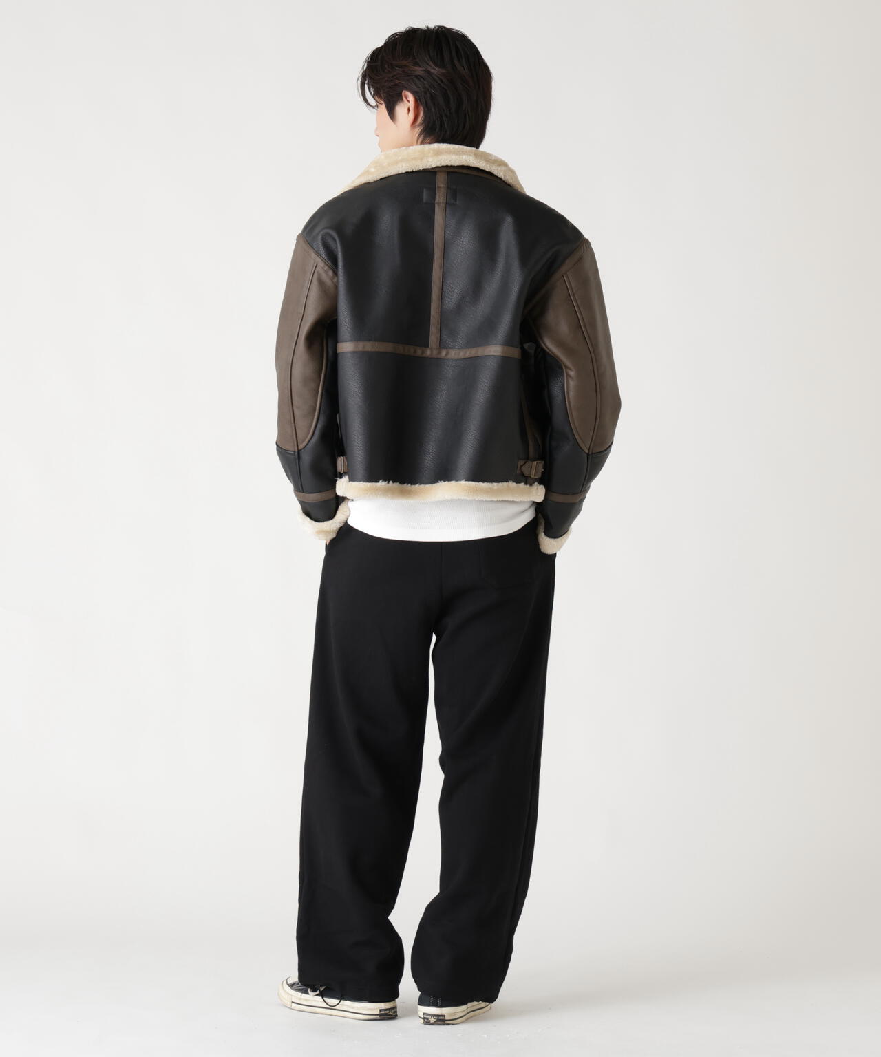 FAUX LEATHER B-3 MOD JACKET | Alpha Industries（アルファ