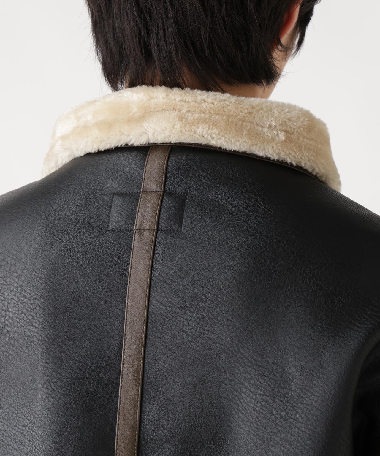 FAUX LEATHER B-3 MOD JACKET | Alpha Industries（アルファ