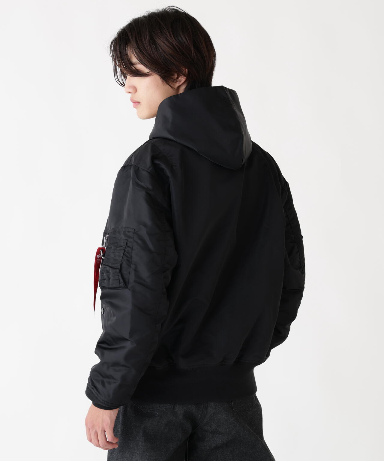 ALPHA INDUSTRIES フード付きMA-1ジャケット XL 大きいサイズと大きい服のメンズ通販【ビッグエムワン】【WEB