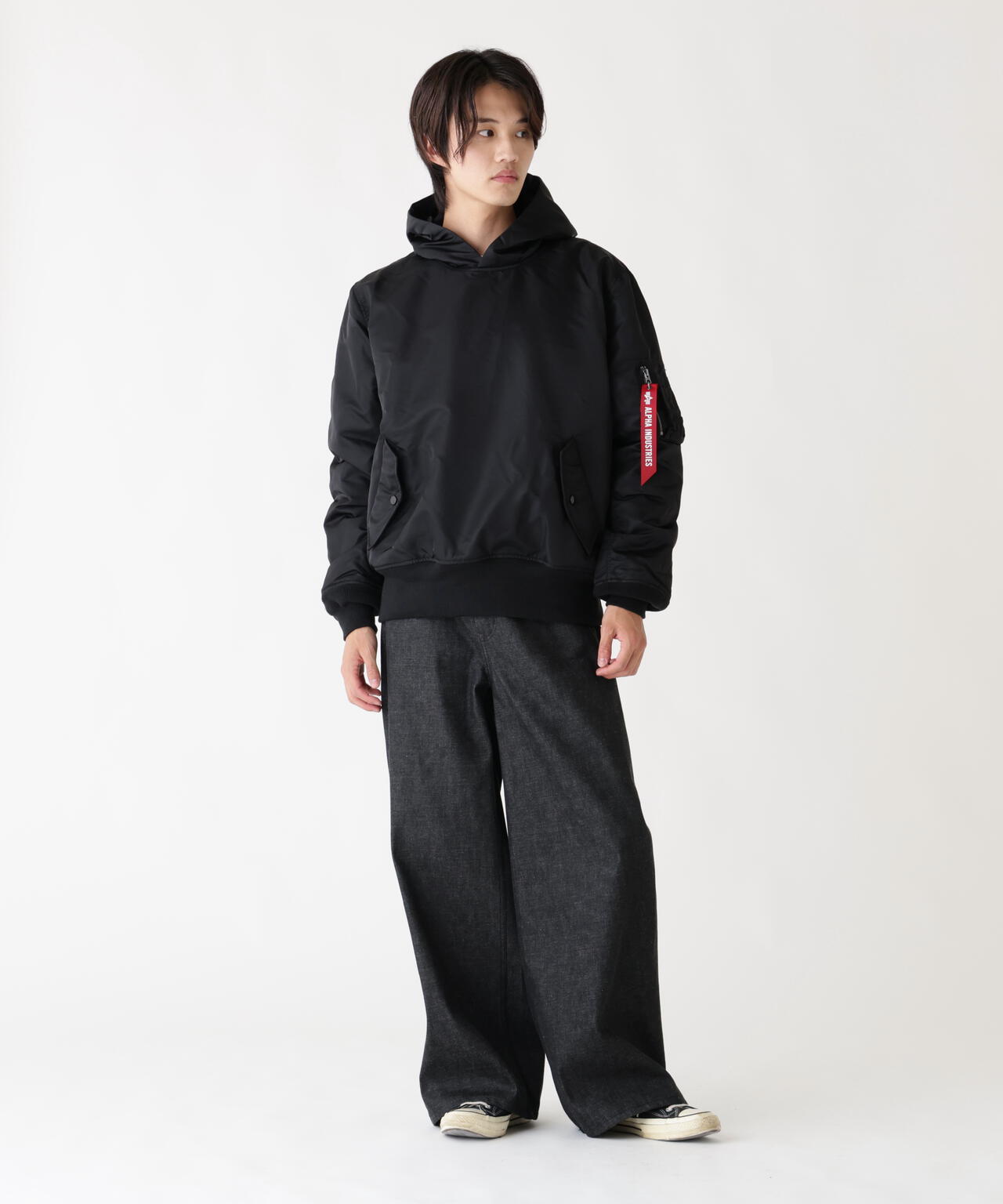 PULL-OVER HOODED MA-1 | Alpha Industries（アルファ