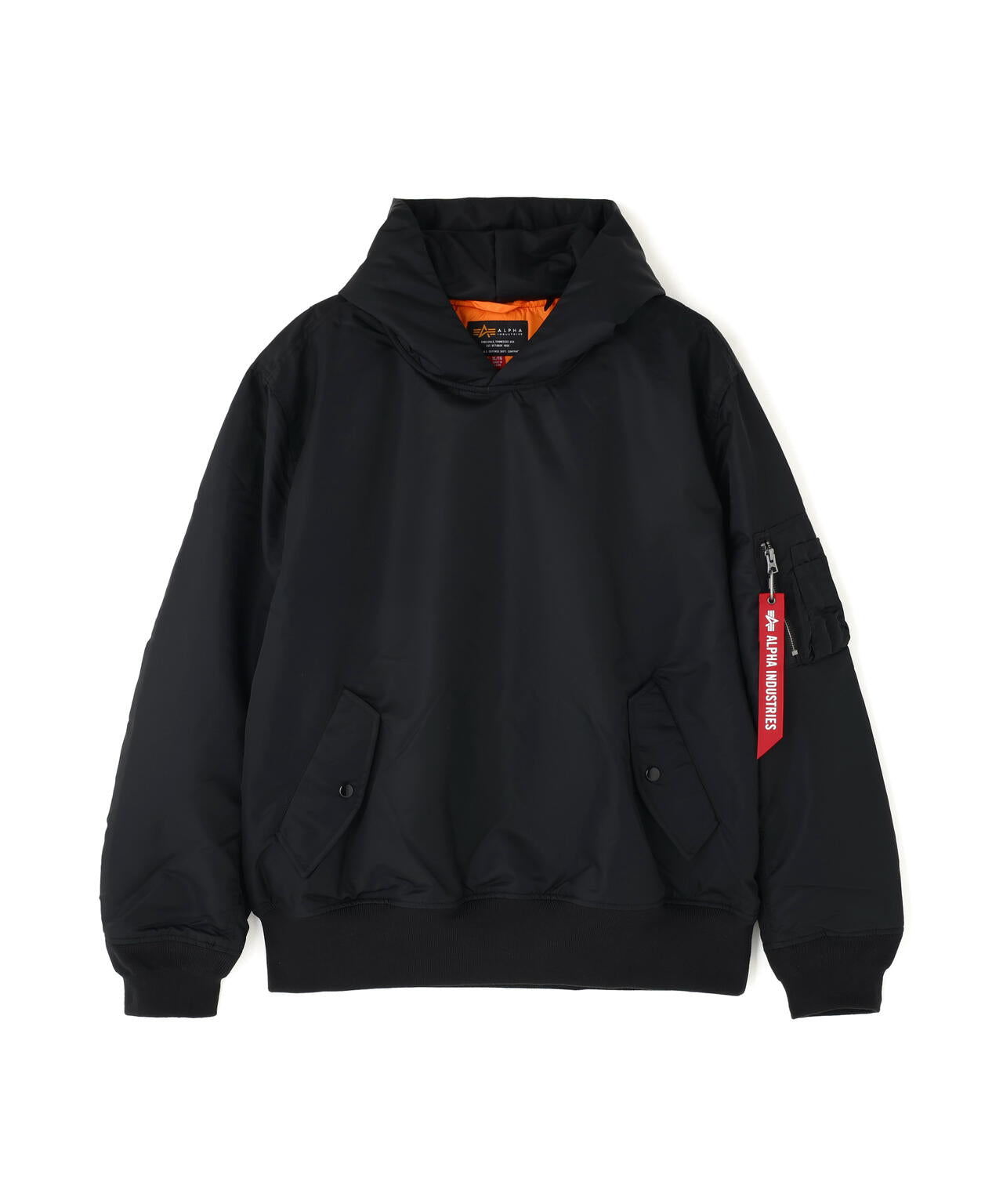 ALPHA INDUSTRIES フード付きMA-1ジャケット XL 大きいサイズと大きい服のメンズ通販【ビッグエムワン】【WEB