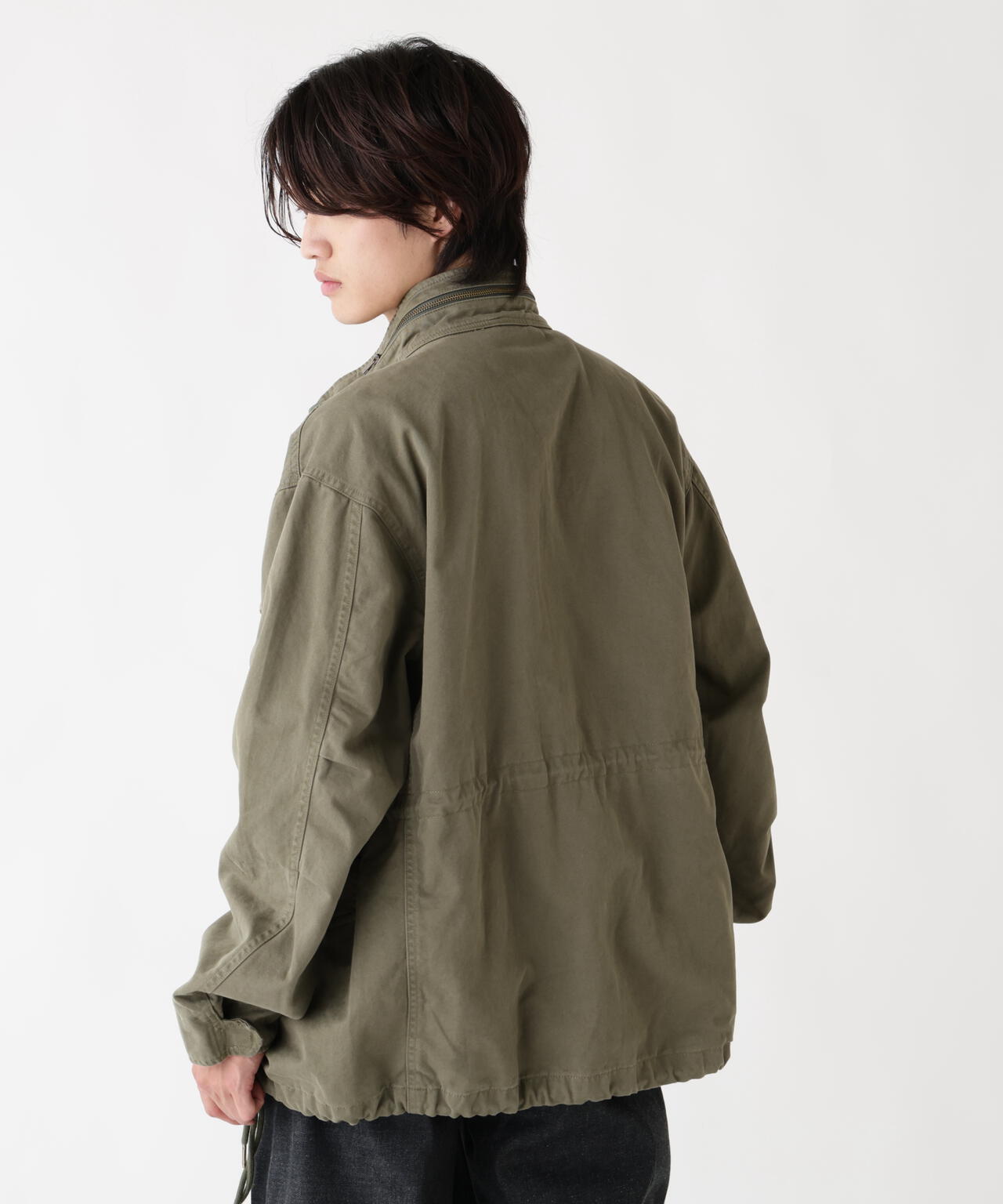 ジャケット・アウター ki クーポン対象】kha:ki カーキ ライト リップストップ スタンドカラー