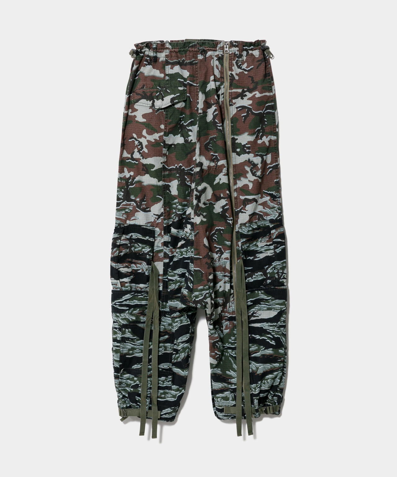beautiful people × Alpha｜double-end camouflage cargo pants