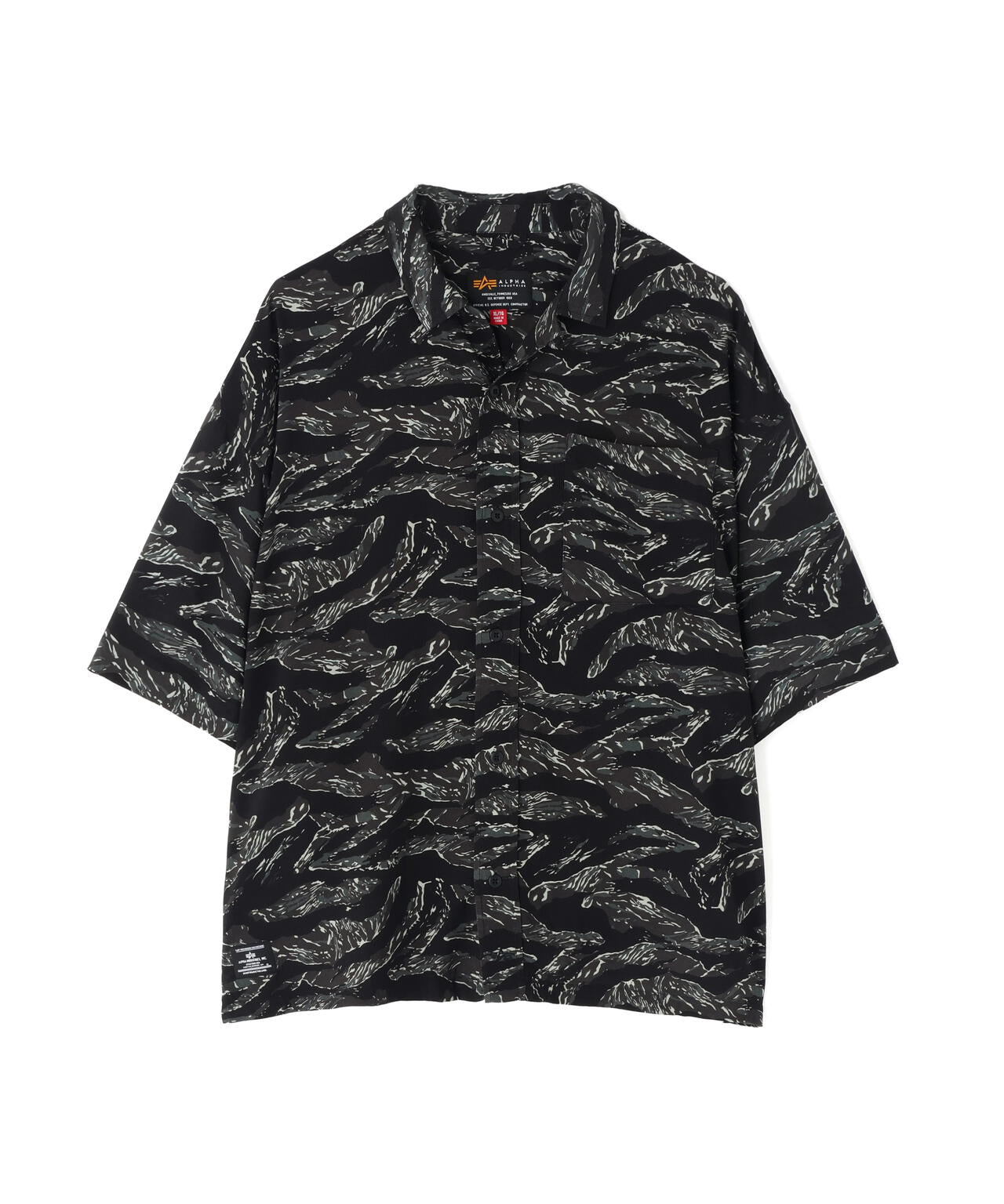 SS CAMO RELAXED CAMP SHIRT / ショートスリーブ カモ リラックス