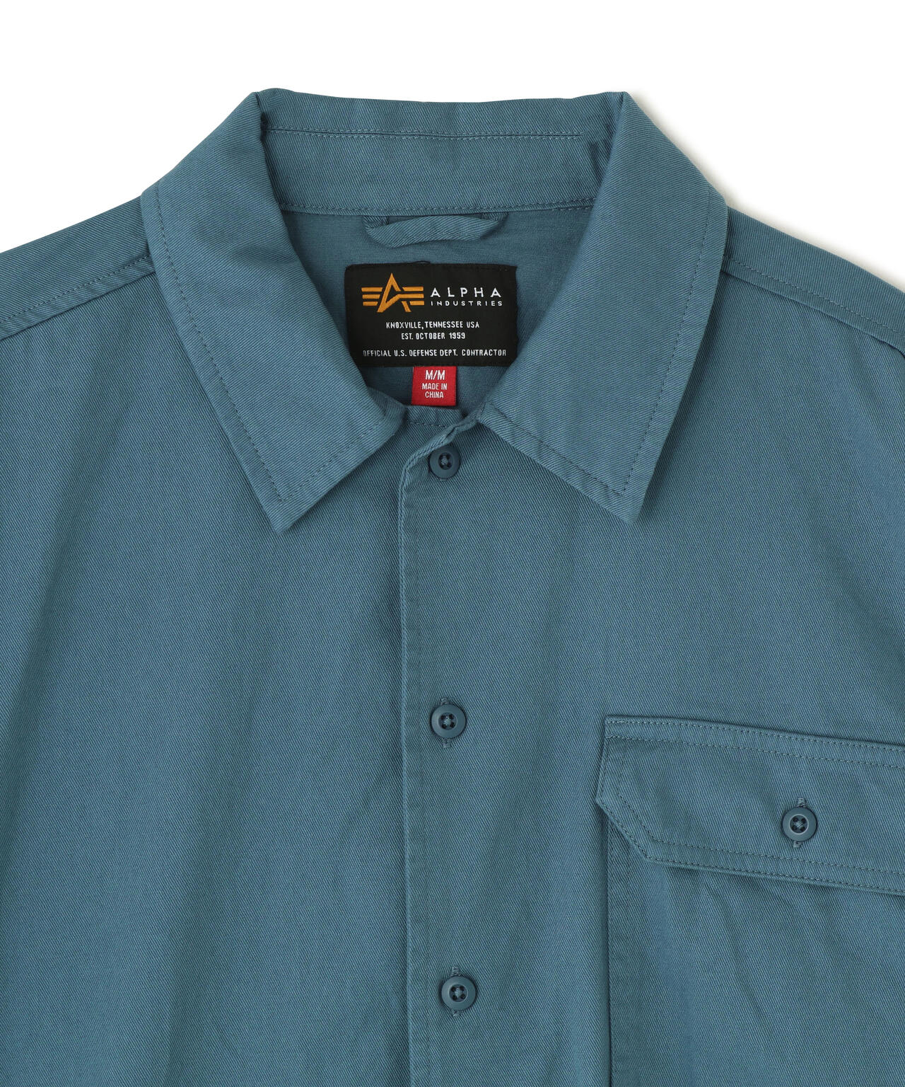 SS RELAXED ONE POCKET SHIRT | Alpha Industries（アルファ