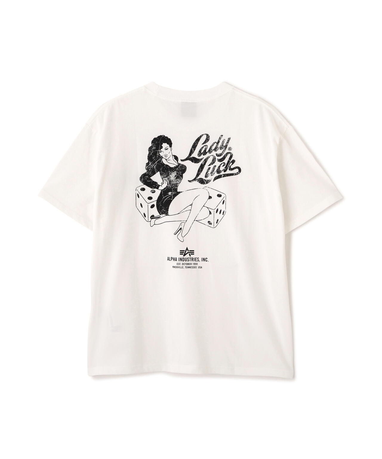 LADY LUCK T-SHIRT / レディ ラック ティーシャツ | Alpha Industries