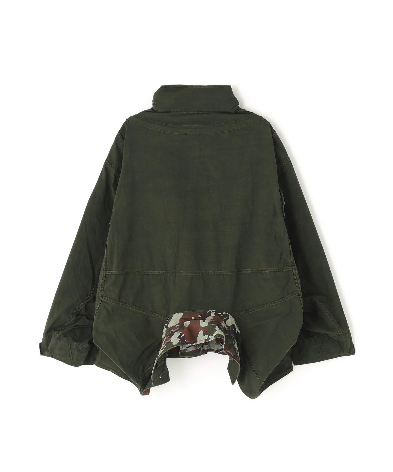 beautiful people × Alpha｜double-end camouflage field jacket