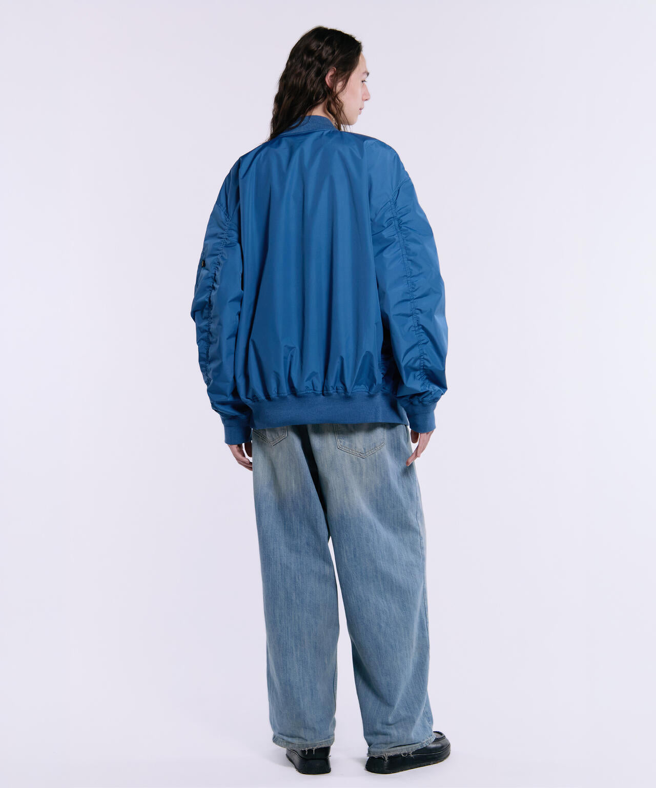 【希少2XL／良品】アルファインダストリーズ ネイビー　リラックスフィット L-2B OVERSIZED FLIGHT JACKET | Alpha Industries（アルファ