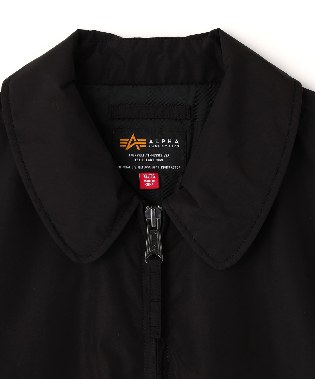 ALPHA USA製 CWU-36/P フライトジャケット ブラック M CWU 36/P RELAXED PATCHED FLIGHT JACKET | Alpha Industries