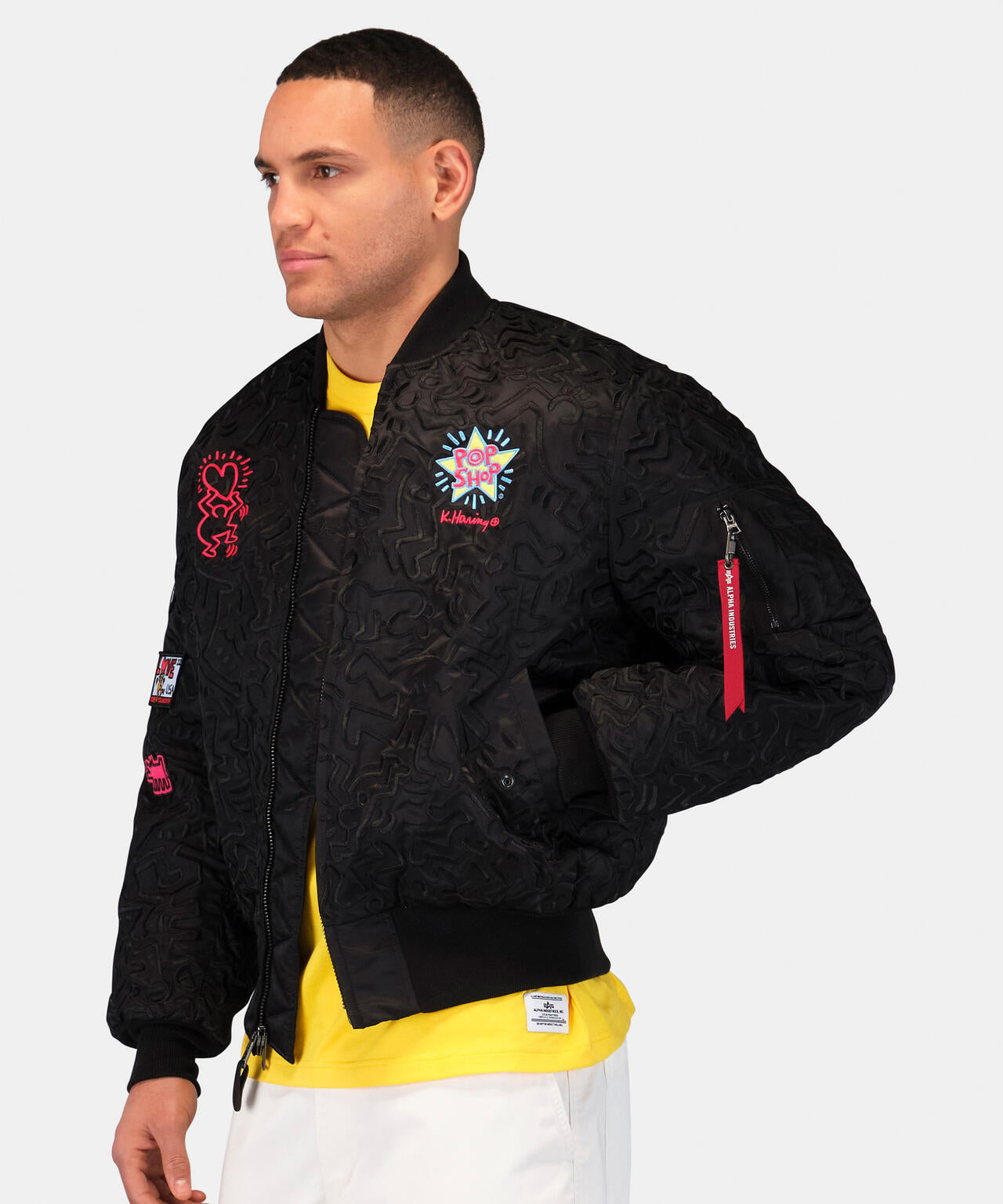 Keith Haring X Alpha MA-1 ALL OVER EMBROIDERY | Alpha Industries