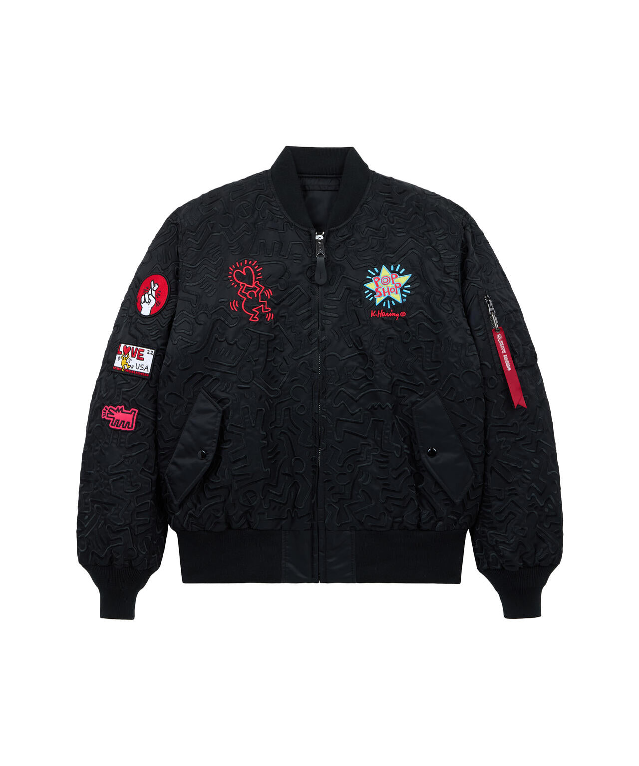 Keith Haring X Alpha MA-1 ALL OVER EMBROIDERY | Alpha Industries