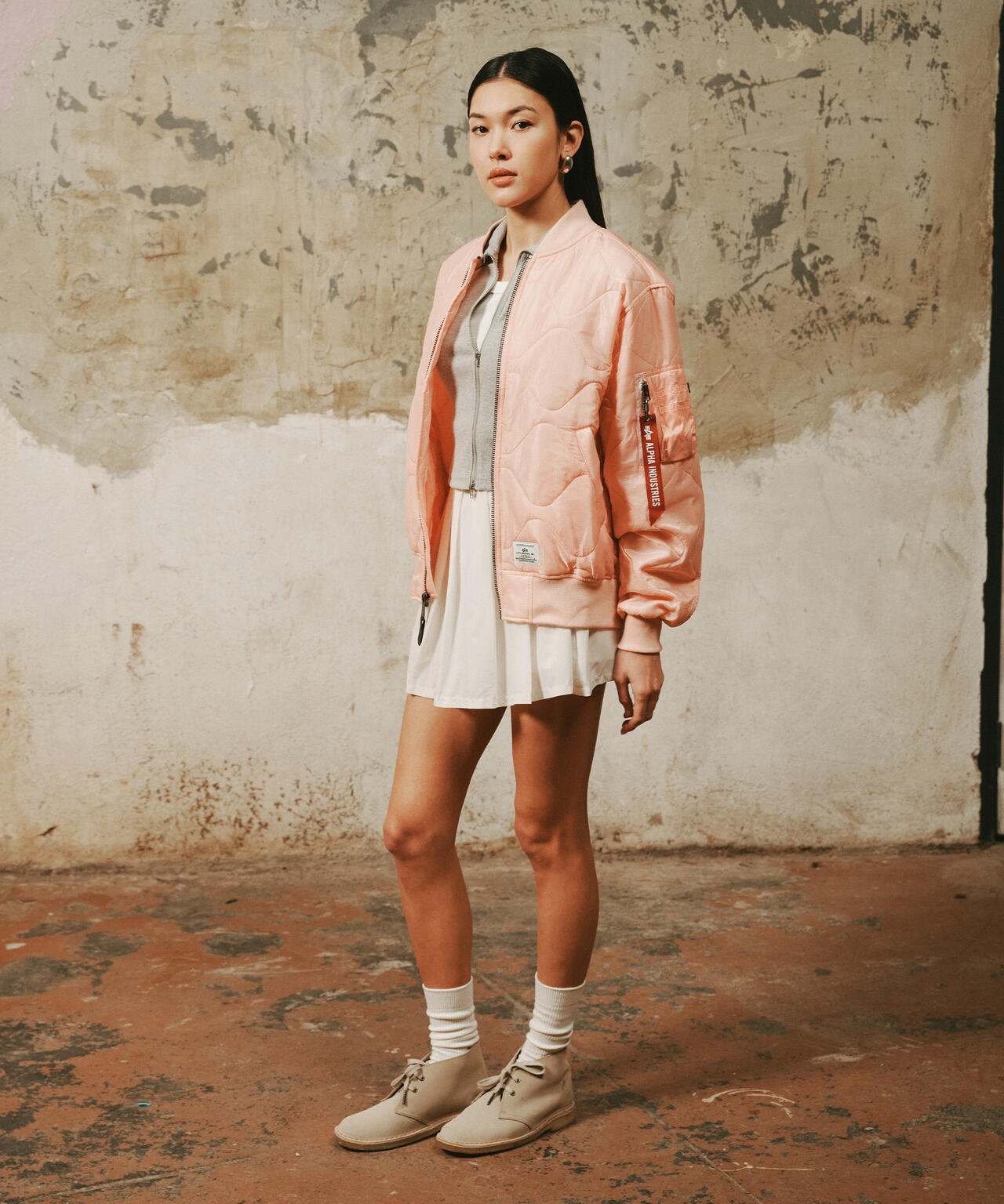 ALPHA INDUSTRIES ジャケット ブルゾン CWU-36P 中綿なし CWU 36/P RELAXED PATCHED FLIGHT JACKET | Alpha Industries
