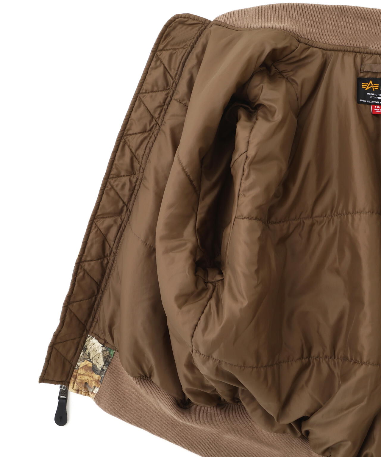 COTTON CAMO MA-1 HERITAGE FIT FLIGHT JACKET