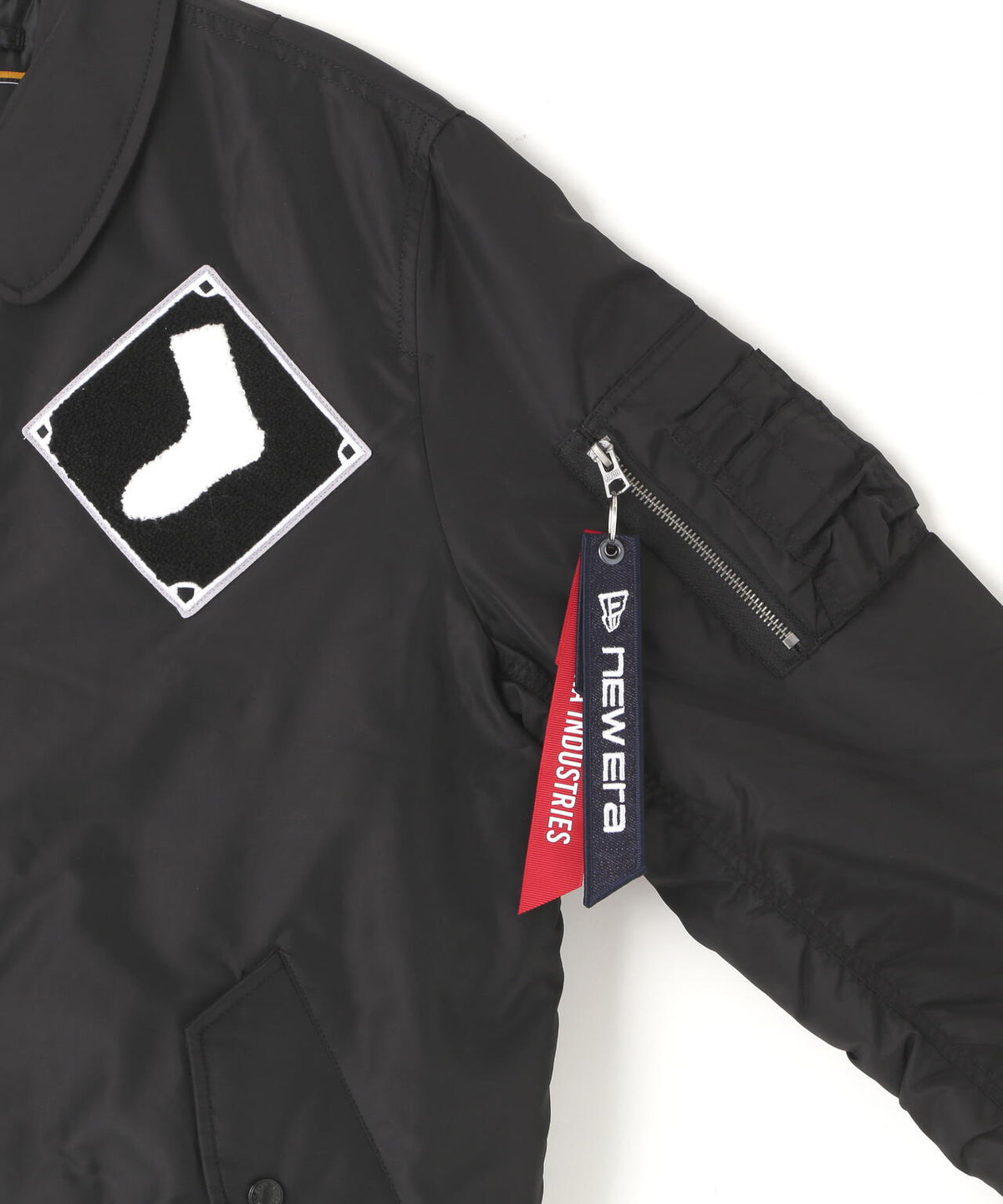 《MLB X ALPHA X NEW ERA》MA-1 FIT FLIGHT JACKET シカゴ・ホワイトソックス