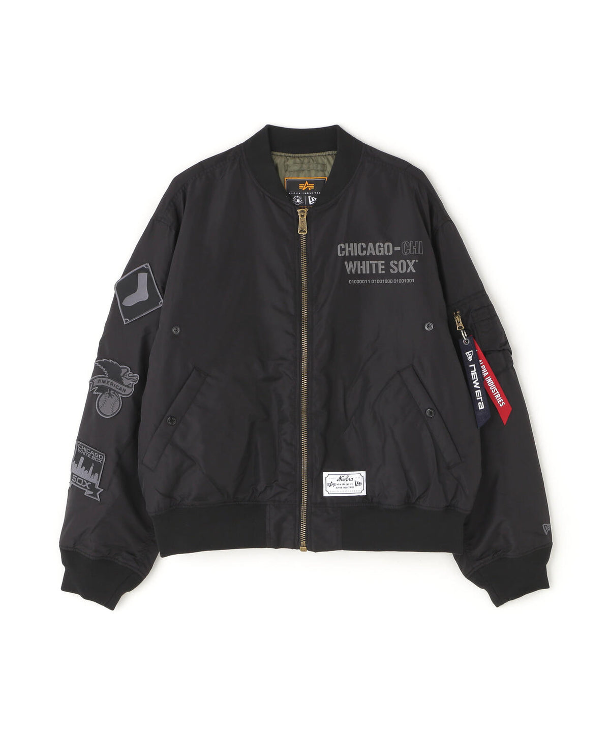 《MLB X ALPHA X NEW ERA》MA-1 2in1 FLIGHT JACKET & VEST シカゴ・ホワイトソックス